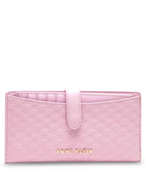 AK Debossed Logo Two Piece Snap Wallet sold by Anne Klein