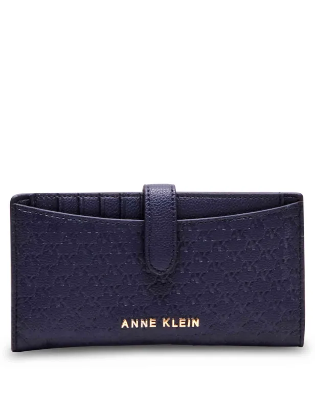 AK Debossed Logo Two Piece Snap Wallet sold by Anne Klein