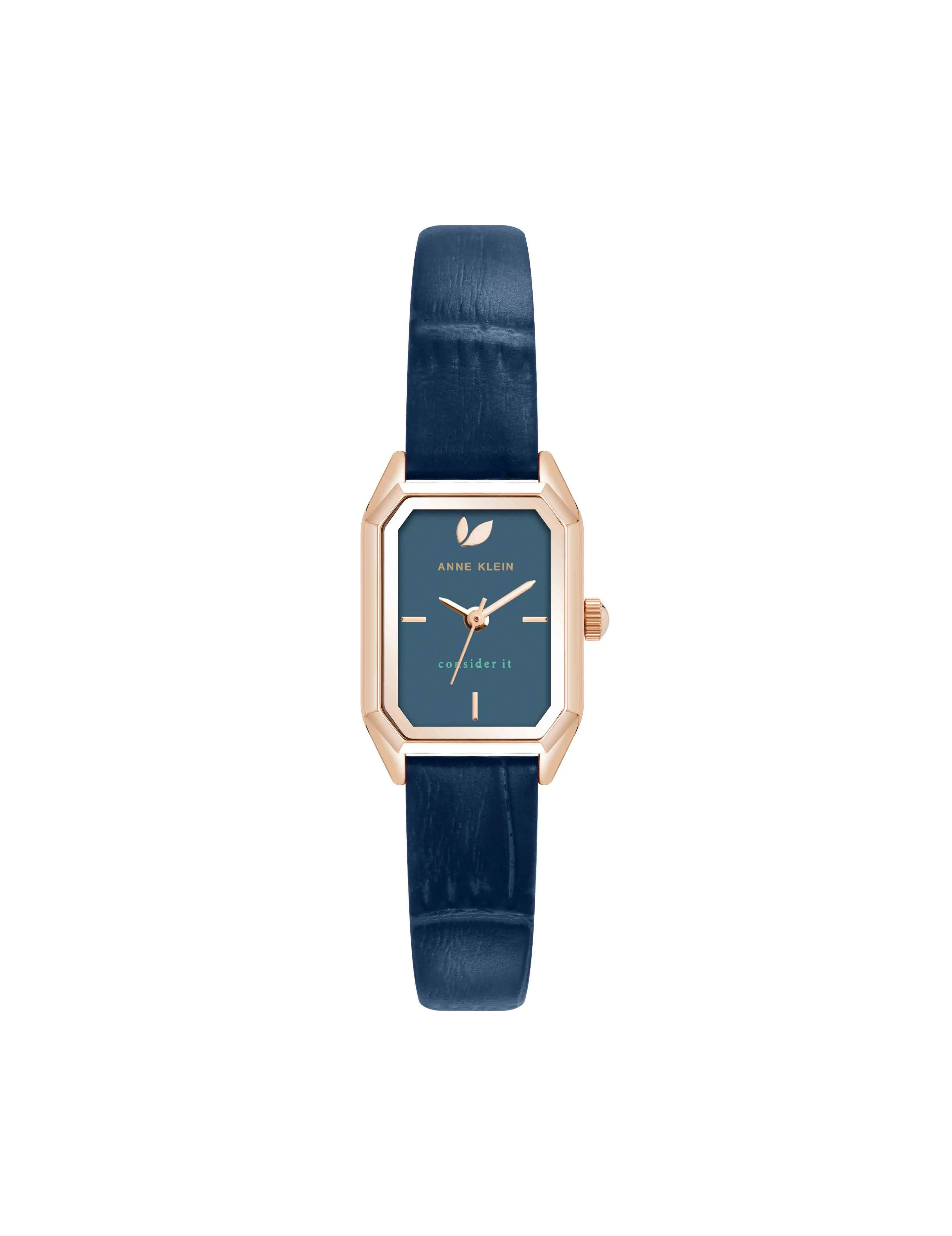 Consider It Octagonal Leather Band Watch sold by Anne Klein