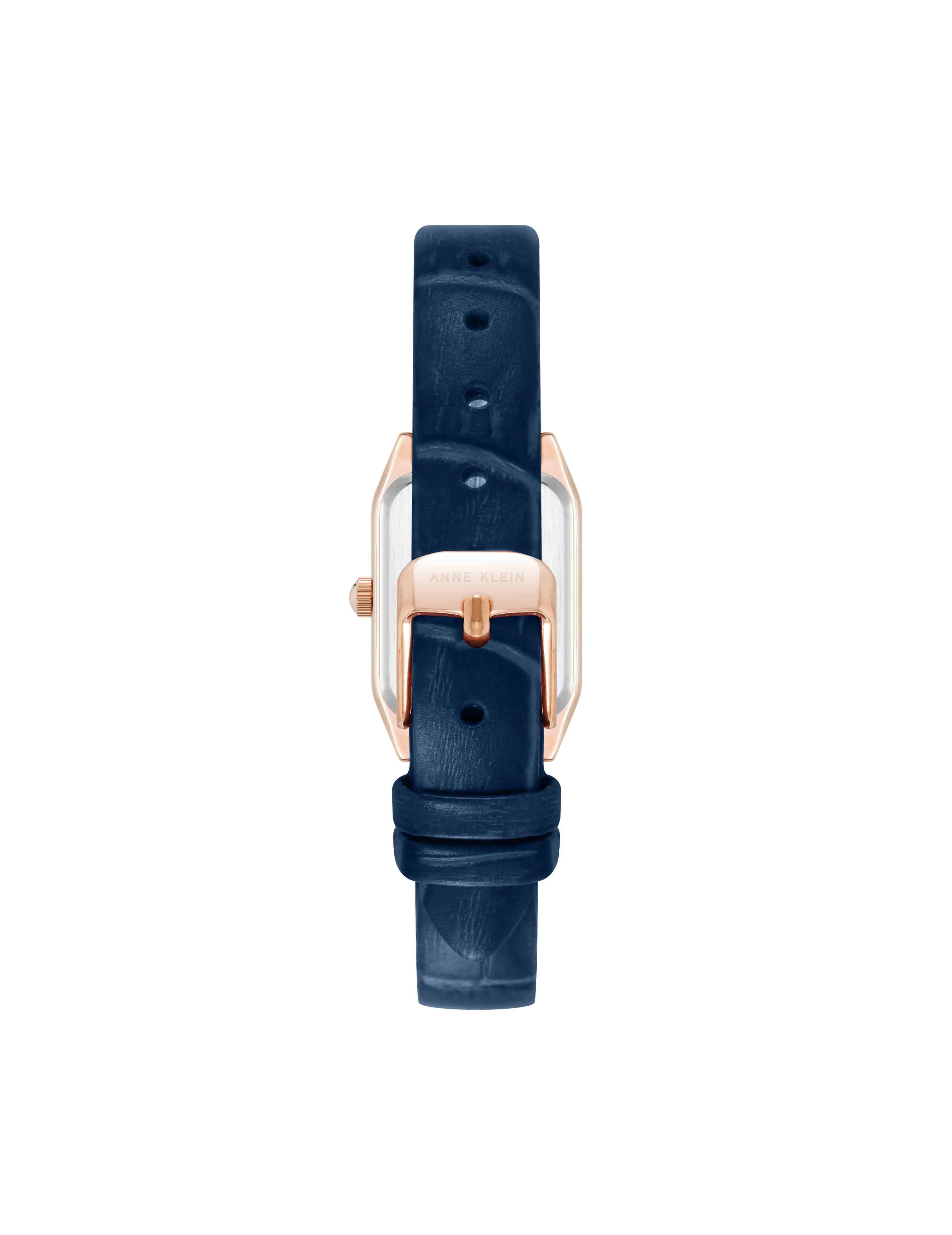 Consider It Octagonal Leather Band Watch sold by Anne Klein product image thumbnail 3