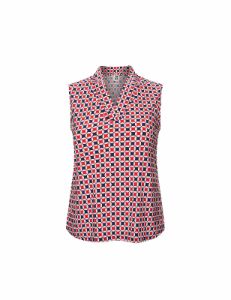 Plus Size Printed Triple Pleat Top- Clearance sold by Anne Klein