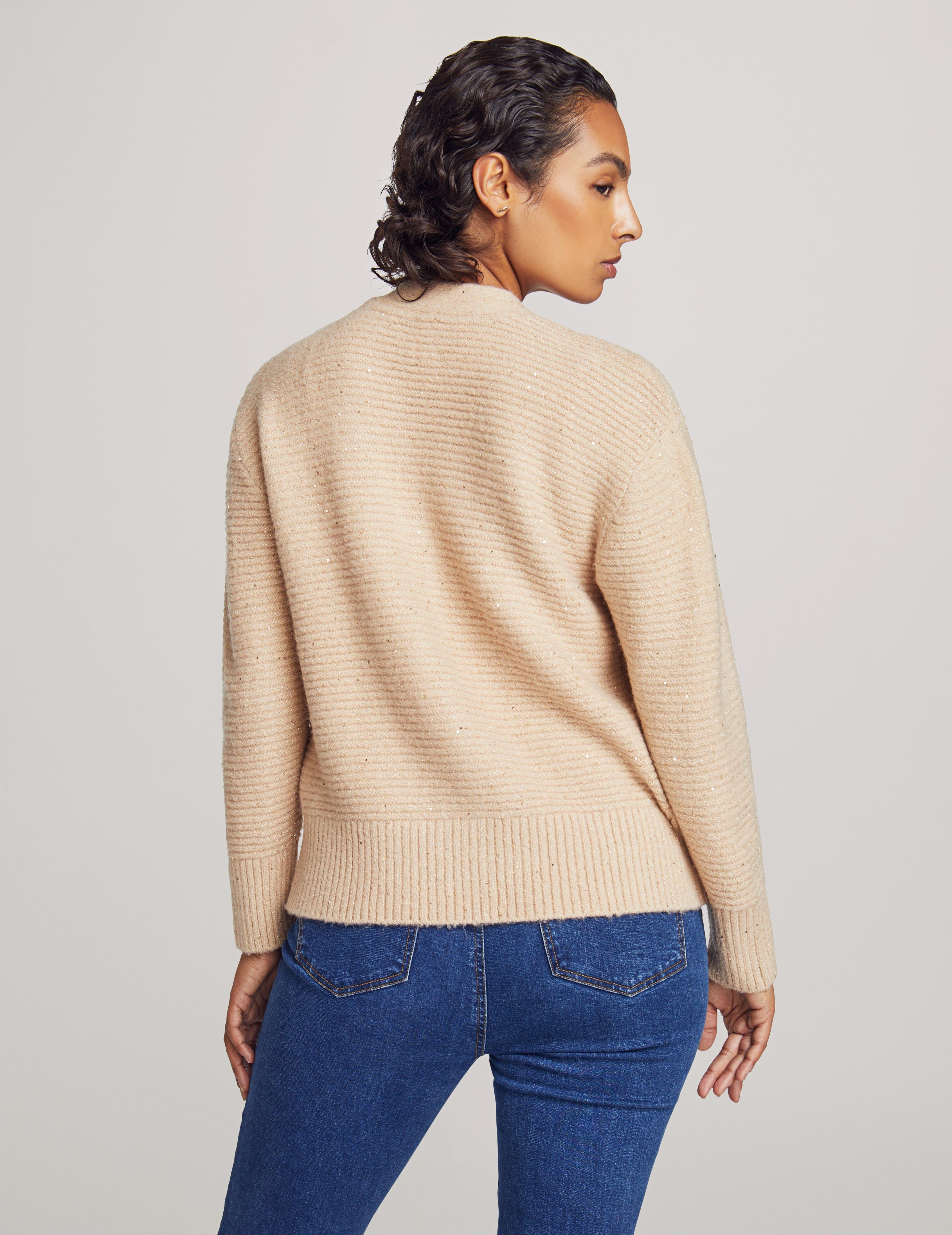 Embellished Button Front Cardigan sold by Anne Klein product image thumbnail 2
