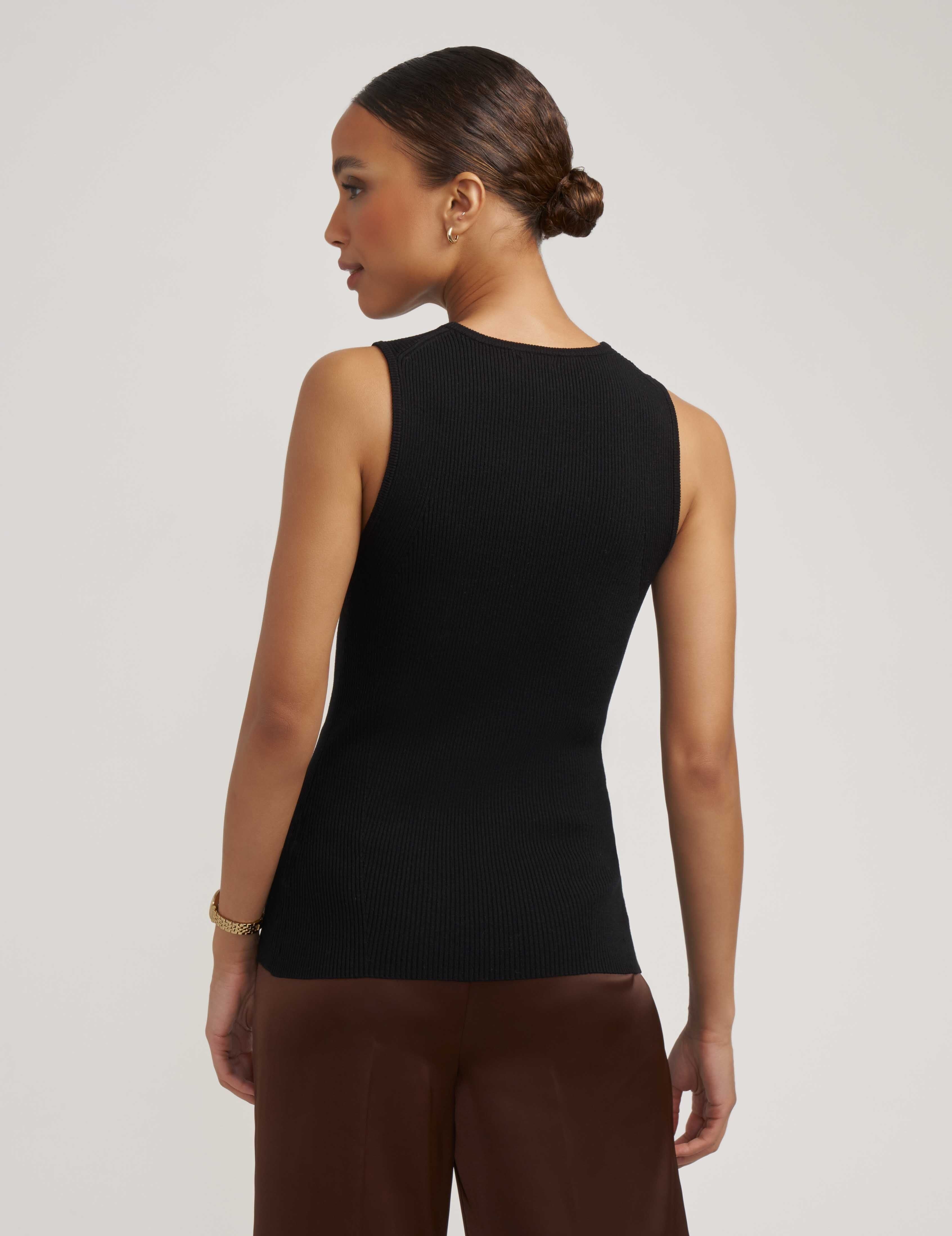 Crew Neck Ribbed Top- Clearance sold by Anne Klein product image thumbnail 3