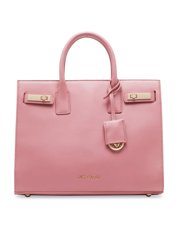 Anne Klein Convertible E/W Satchel With Double Turn Lock sold by Anne Klein