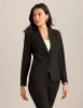 Notch Collar Blazer With Princess Seam sold by Anne Klein