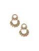 Gold Double Drop Swirl Earring sold by Anne Klein