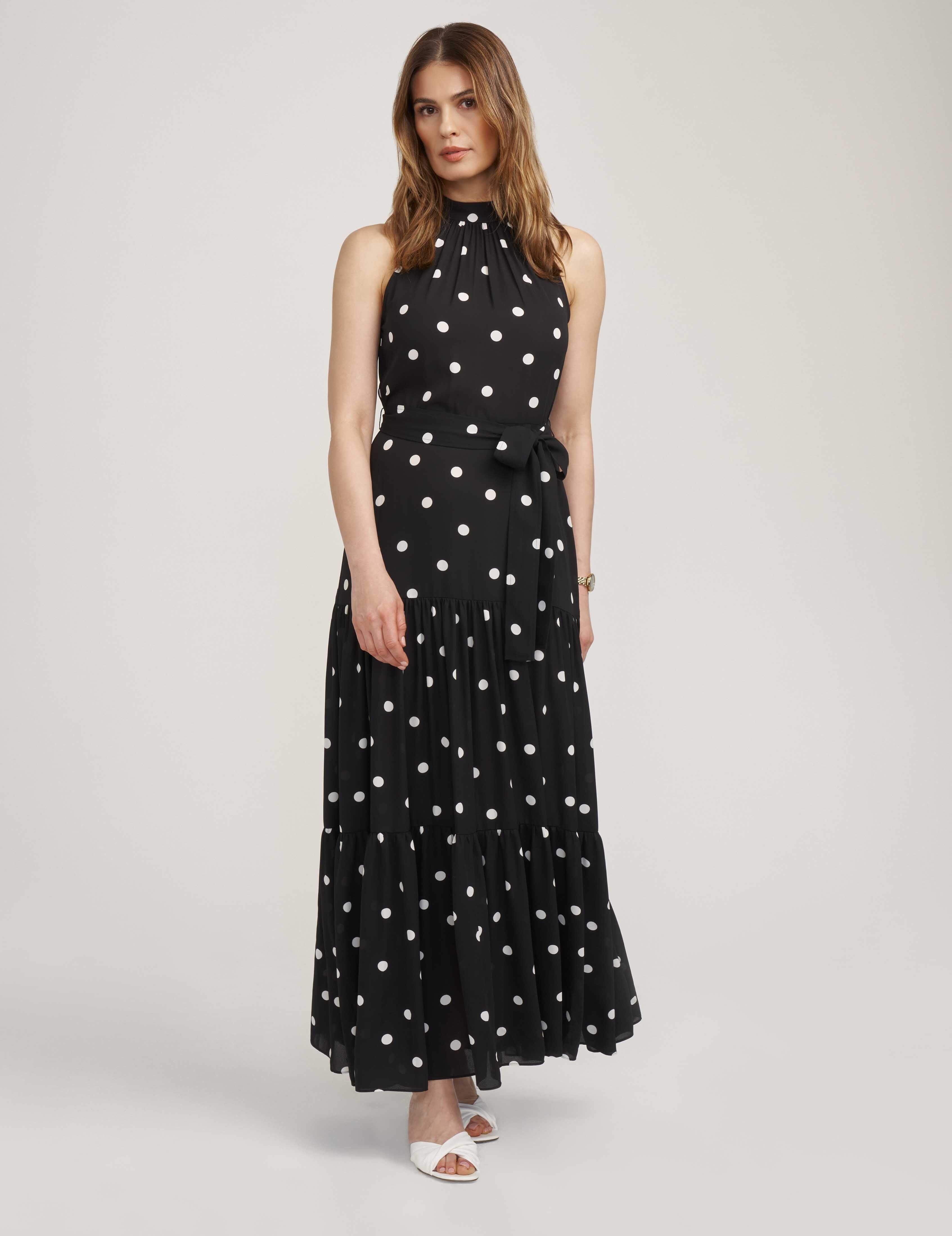 Tiered Tie Neck Maxi- Clearance sold by Anne Klein