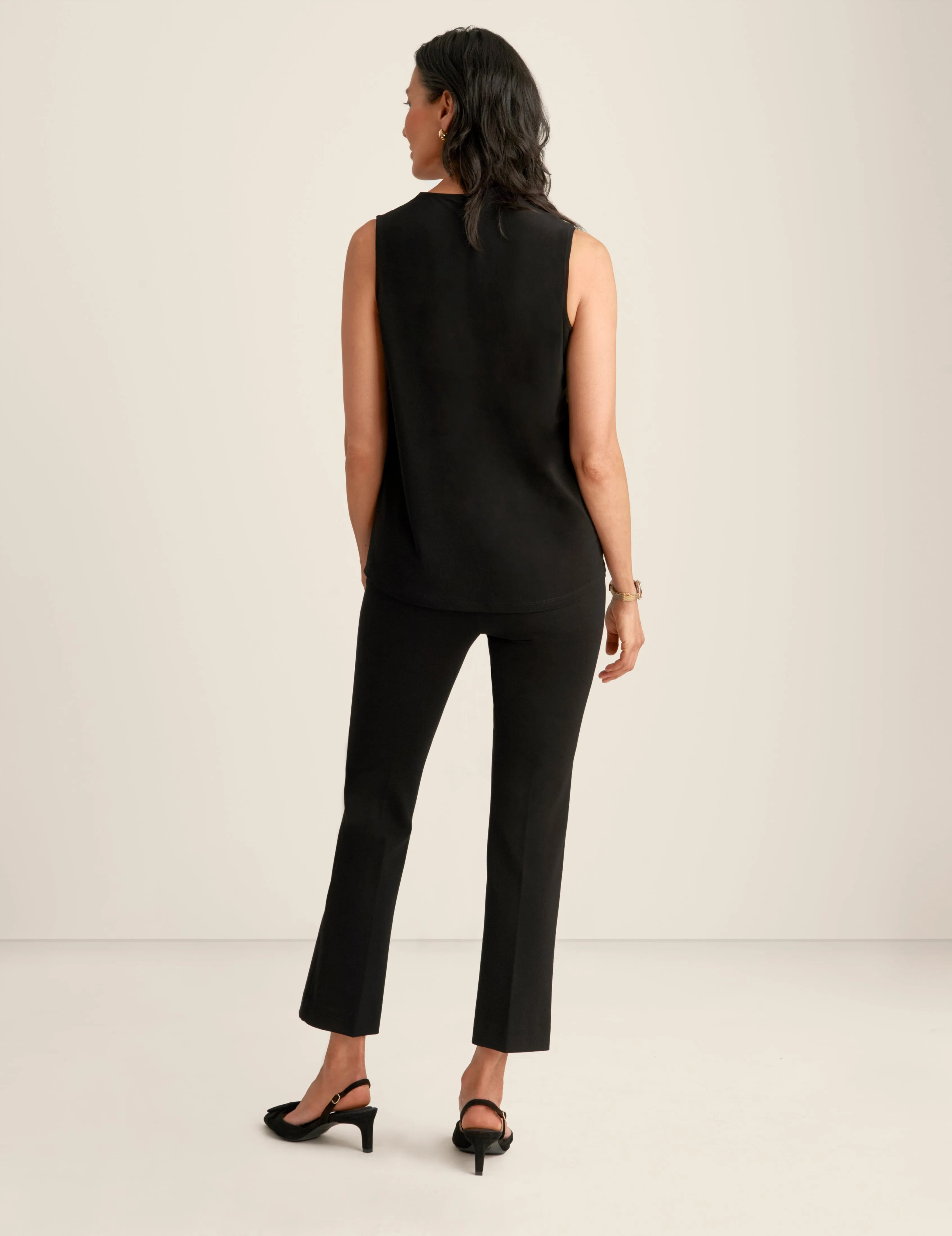 Chain Trim Pleated Top sold by Anne Klein product image thumbnail 2