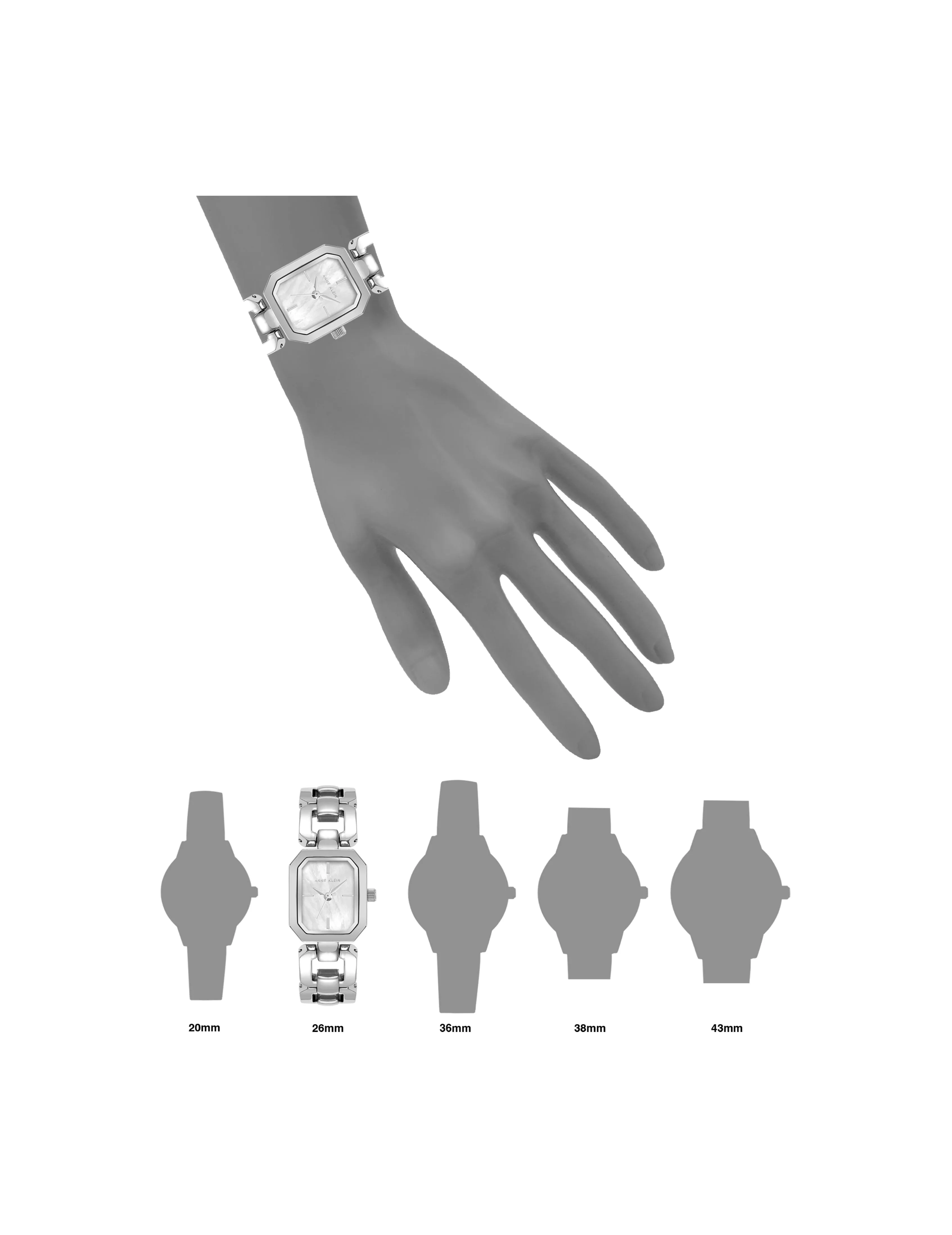 Octagonal Link Bracelet Watch - Sale sold by Anne Klein product image thumbnail 4