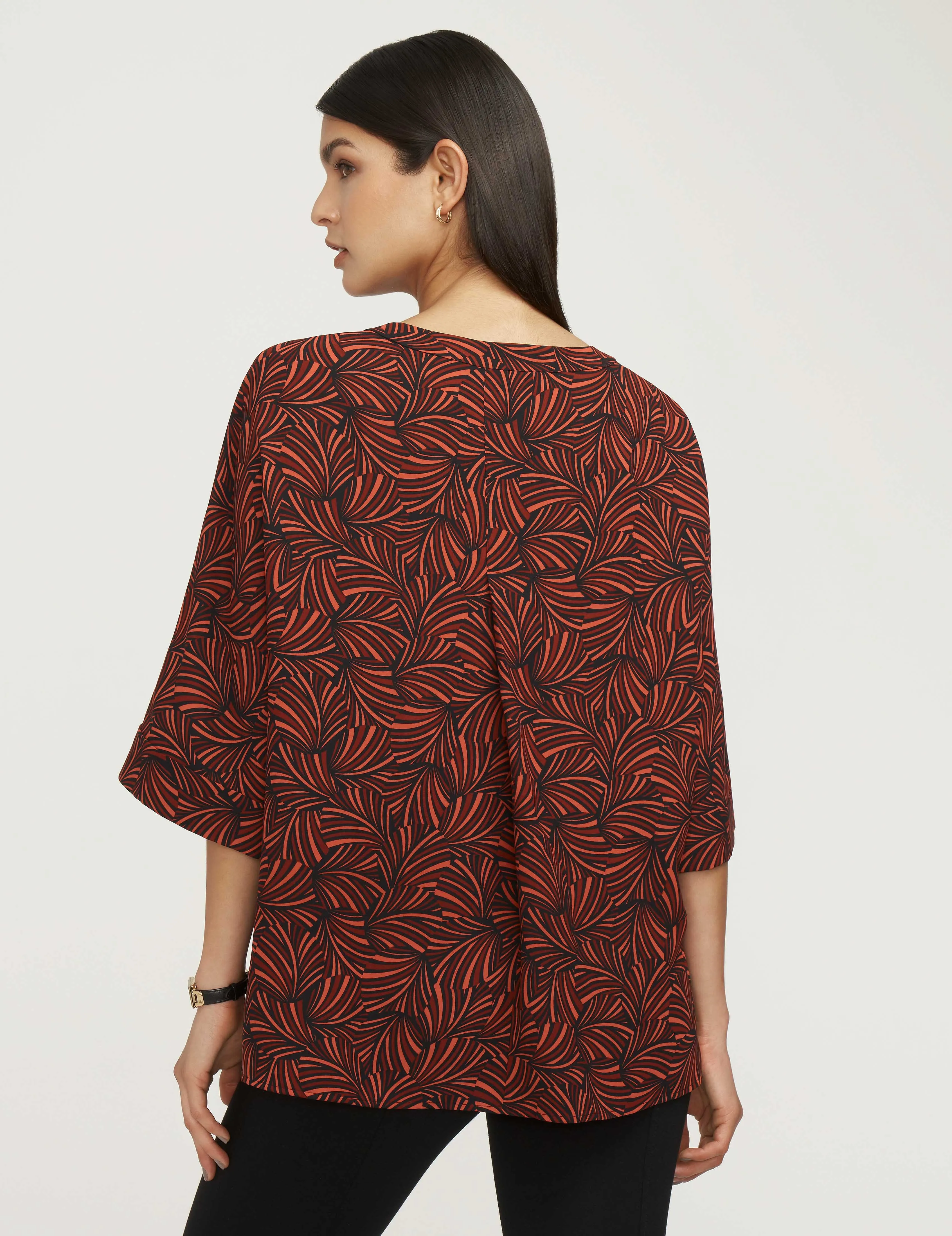 Crewneck Pleat Back Blouse- Sale sold by Anne Klein product image thumbnail 4