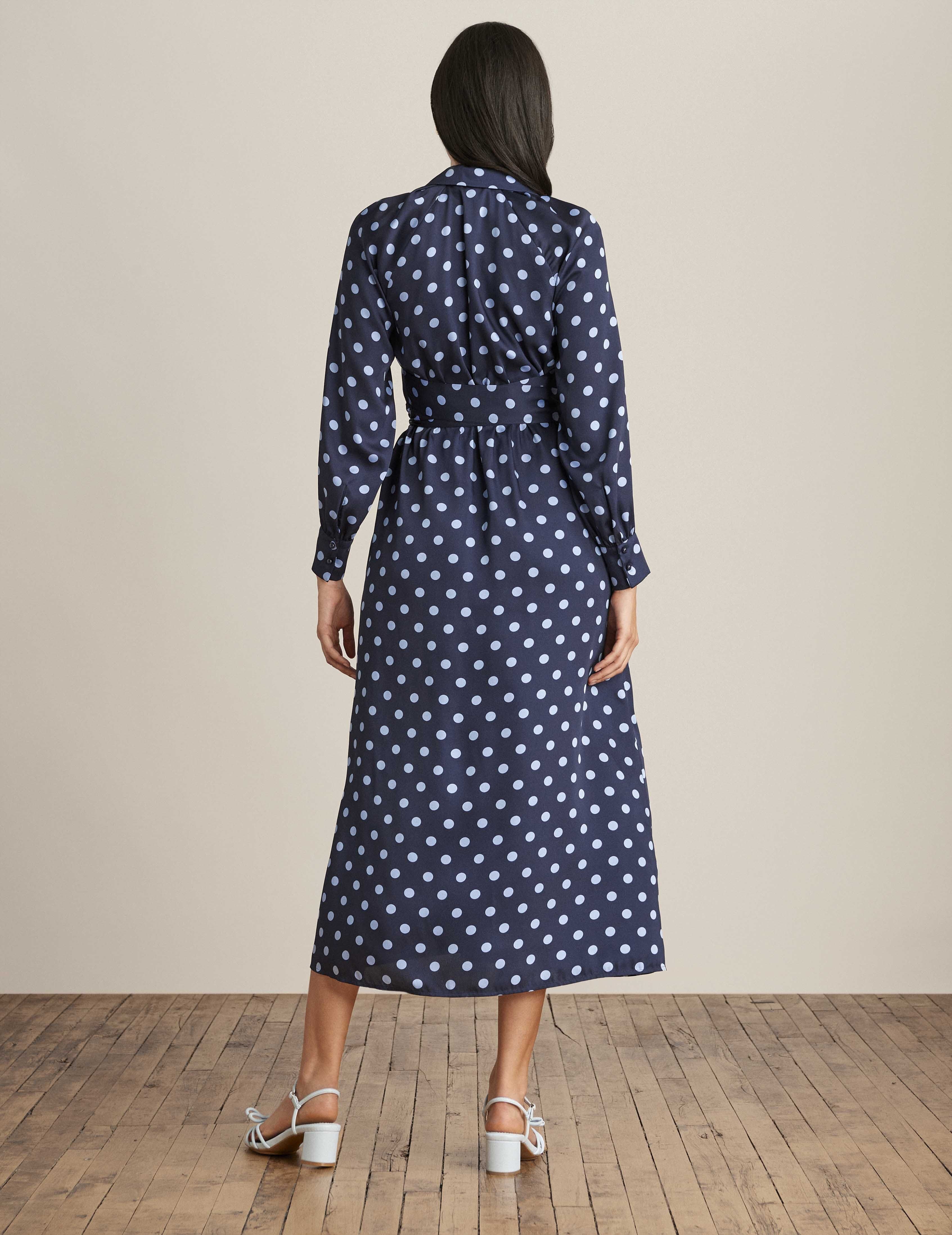 Maxi Dress With Blouson Sleeves sold by Anne Klein product image thumbnail 3