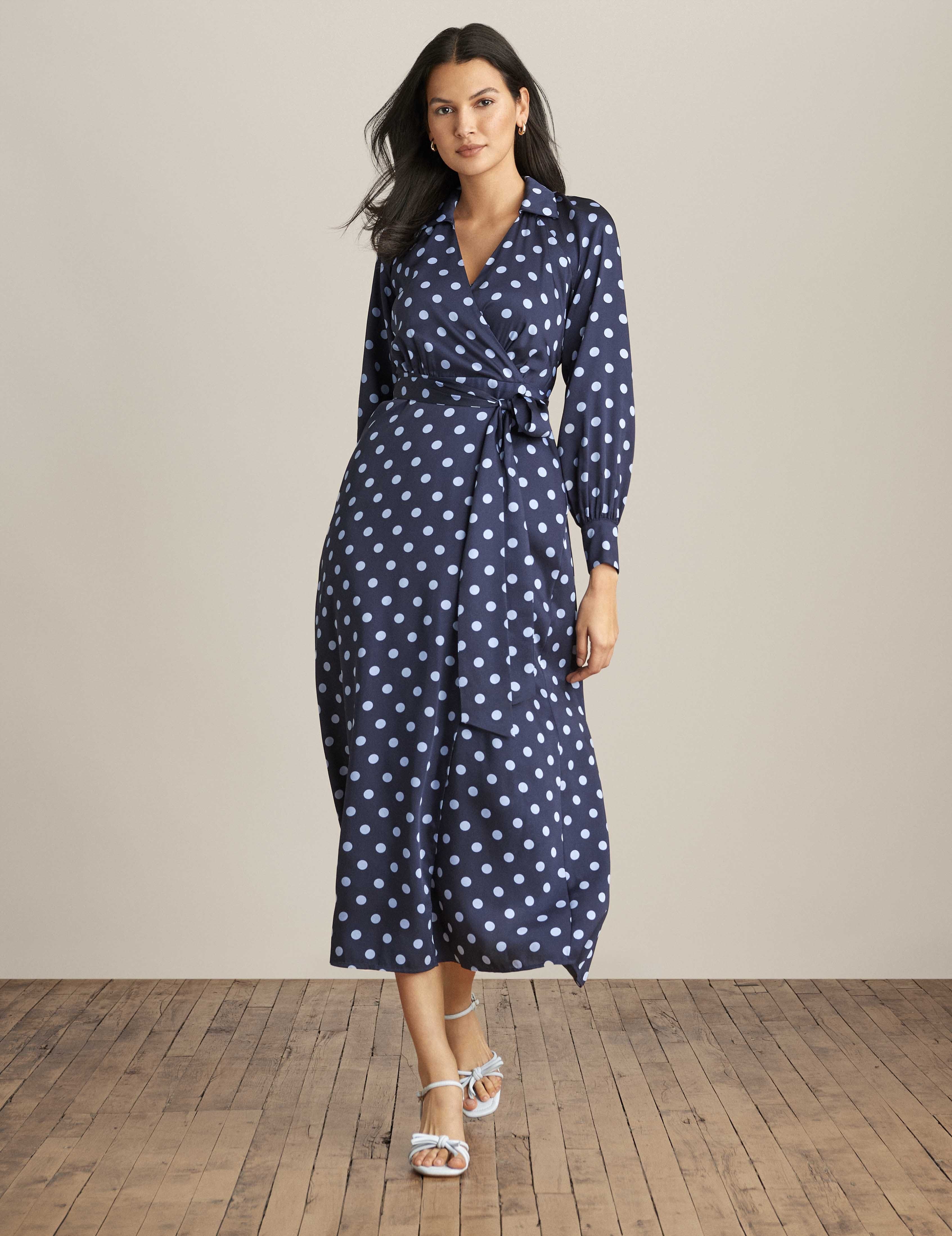 Maxi Dress With Blouson Sleeves sold by Anne Klein product image thumbnail 2