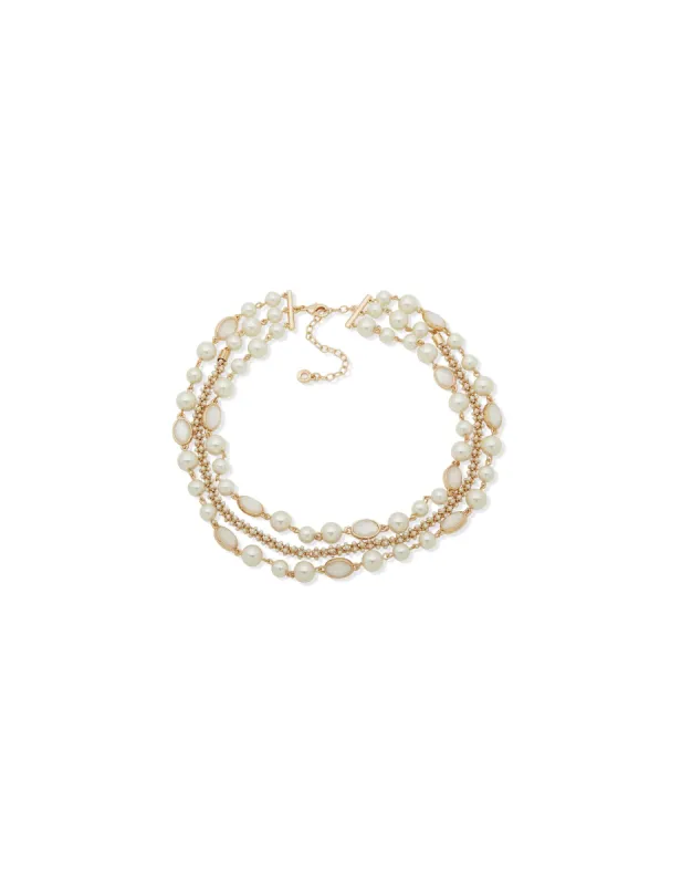 Pearl Torsade Necklace sold by Anne Klein