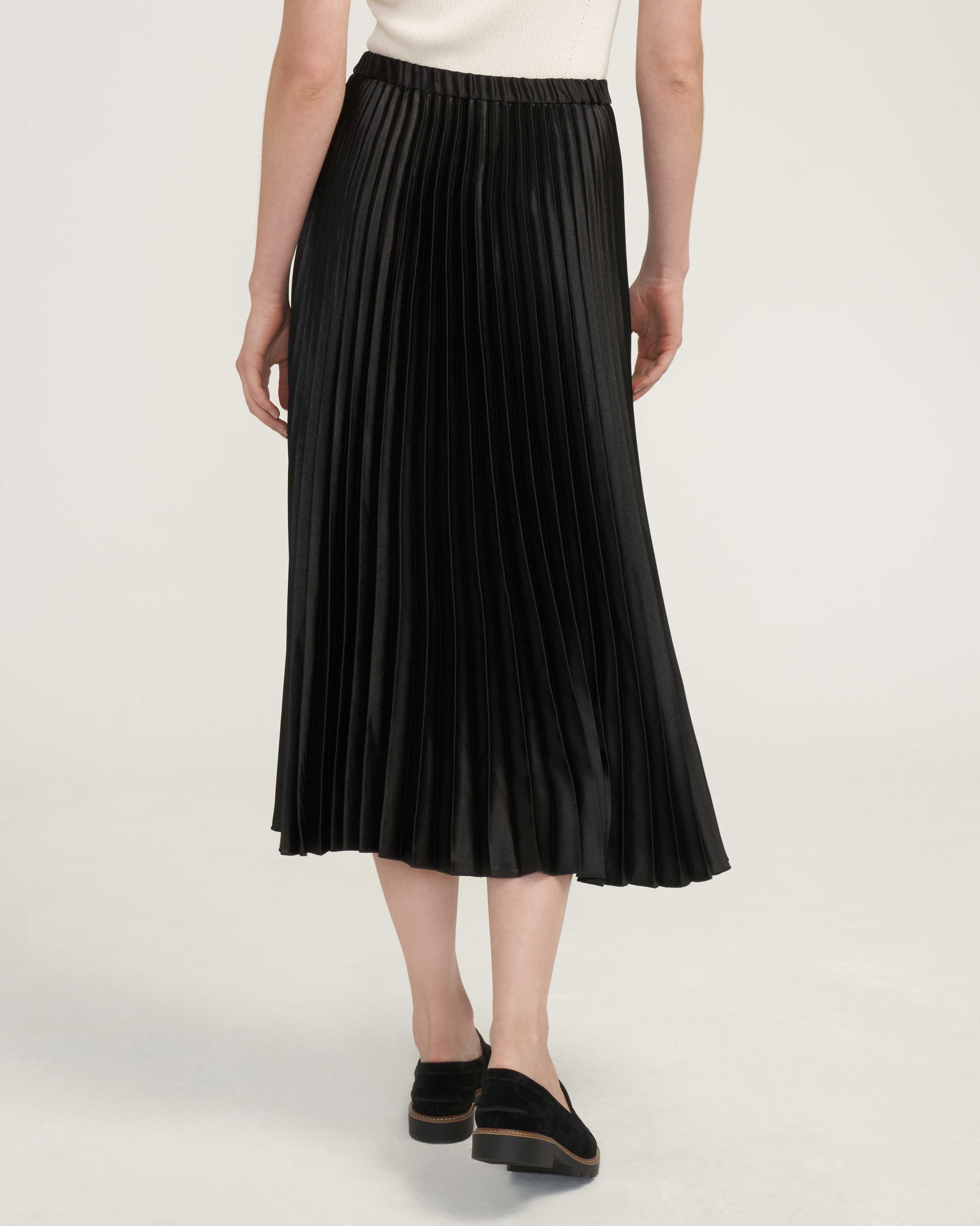 Satin Pleated Maxi Skirt- Clearance sold by Anne Klein product image thumbnail 3