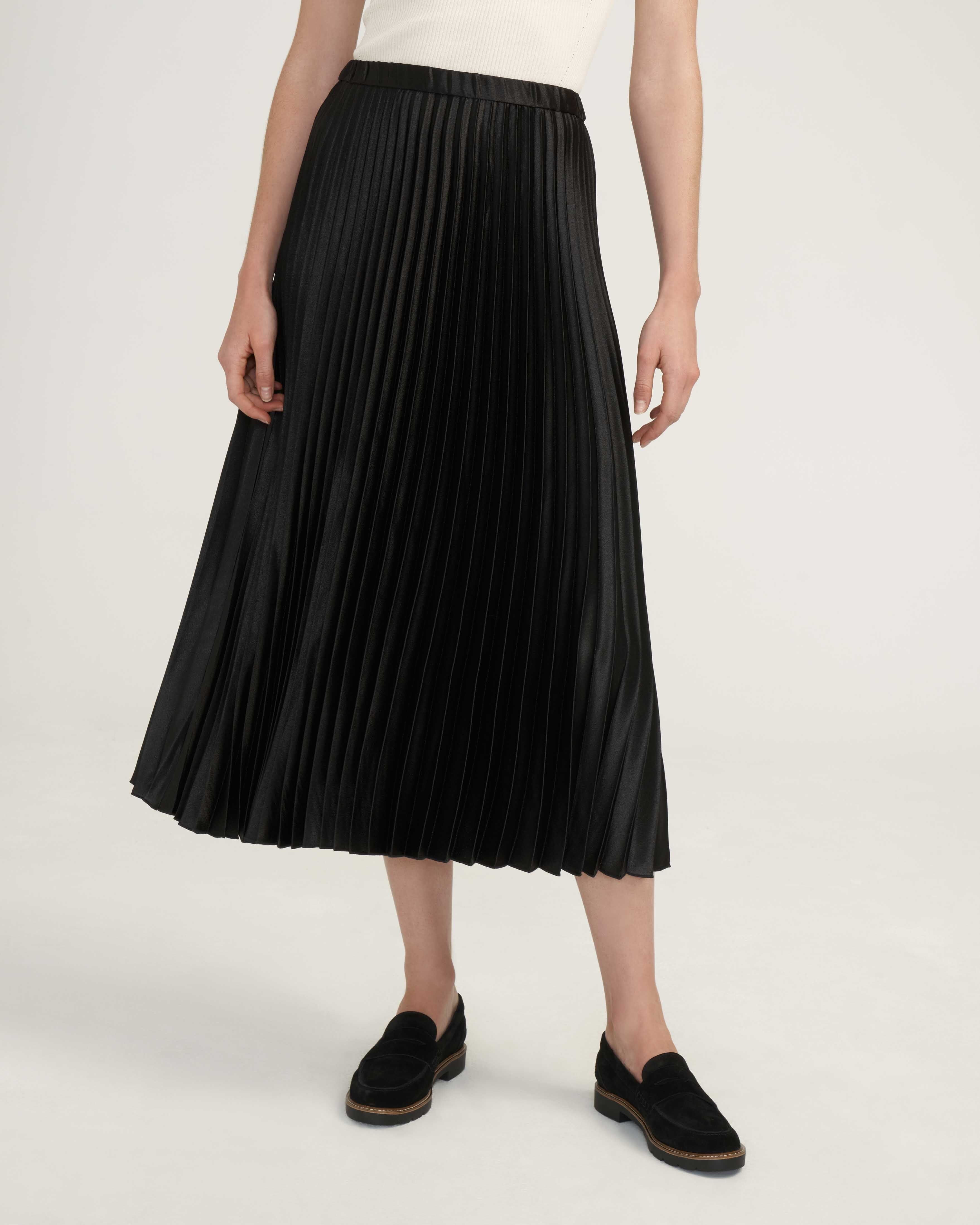 Satin Pleated Maxi Skirt- Clearance sold by Anne Klein product image thumbnail 2