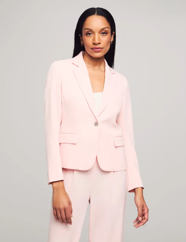 Collection One Button Notch Collar Jacket- Sale sold by Anne Klein