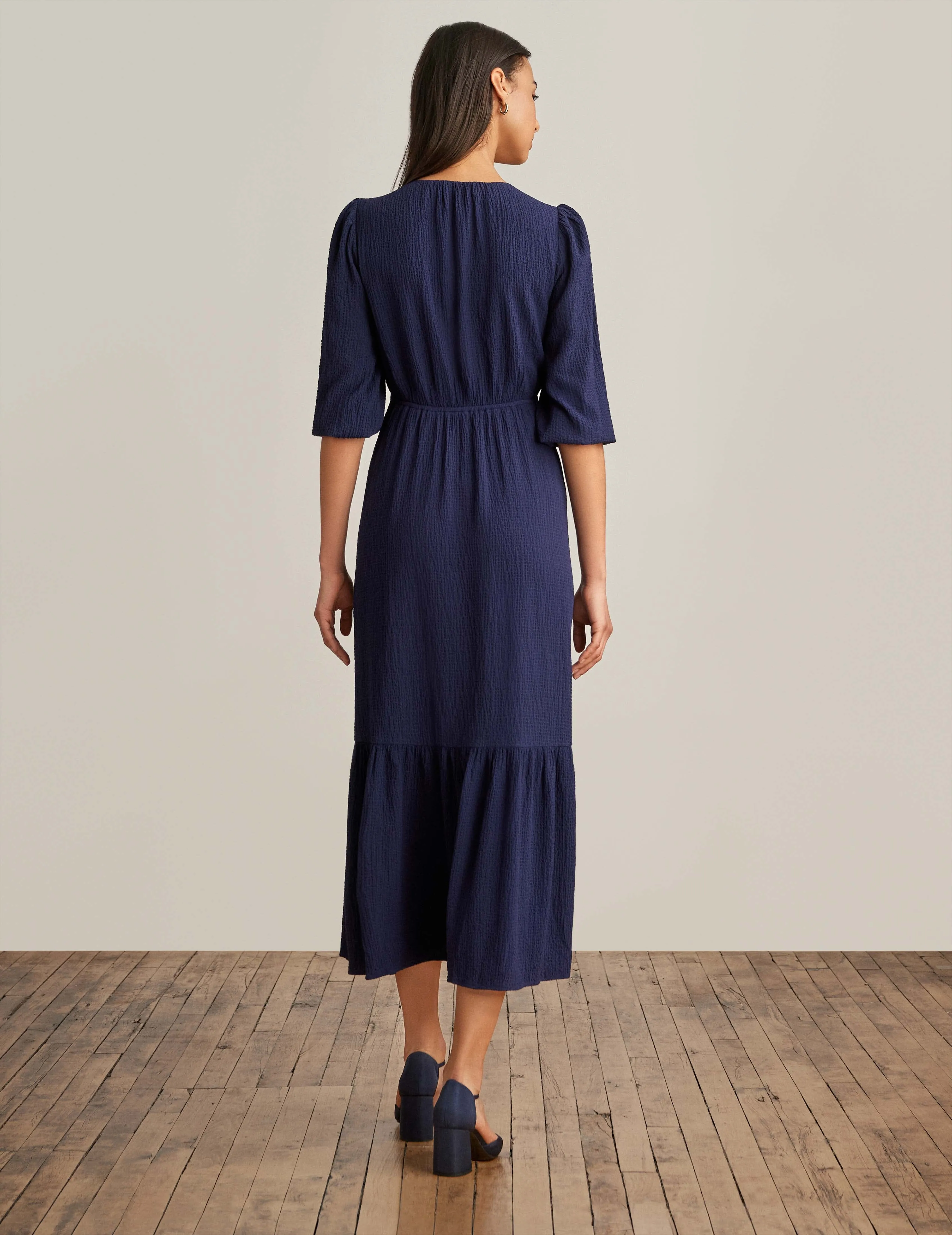 V Neck Empire Seam Maxi Dress sold by Anne Klein product image thumbnail 2