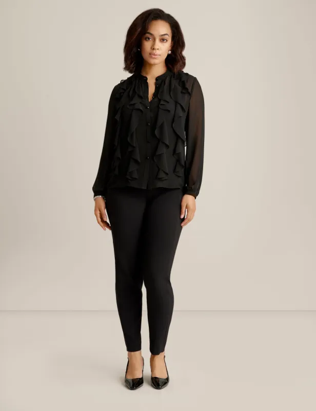 Cascade Ruffle Blouse sold by Anne Klein