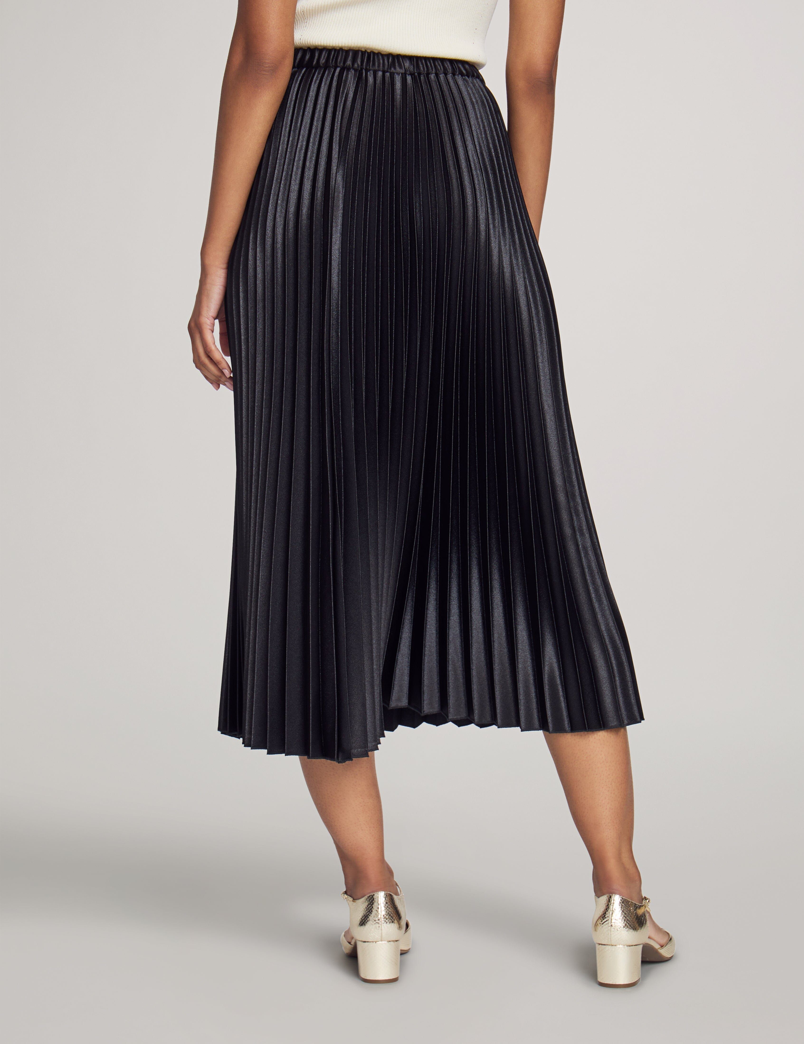 Pull On Pleated Skirt sold by Anne Klein product image thumbnail 3