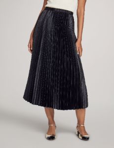 Pull On Pleated Skirt sold by Anne Klein