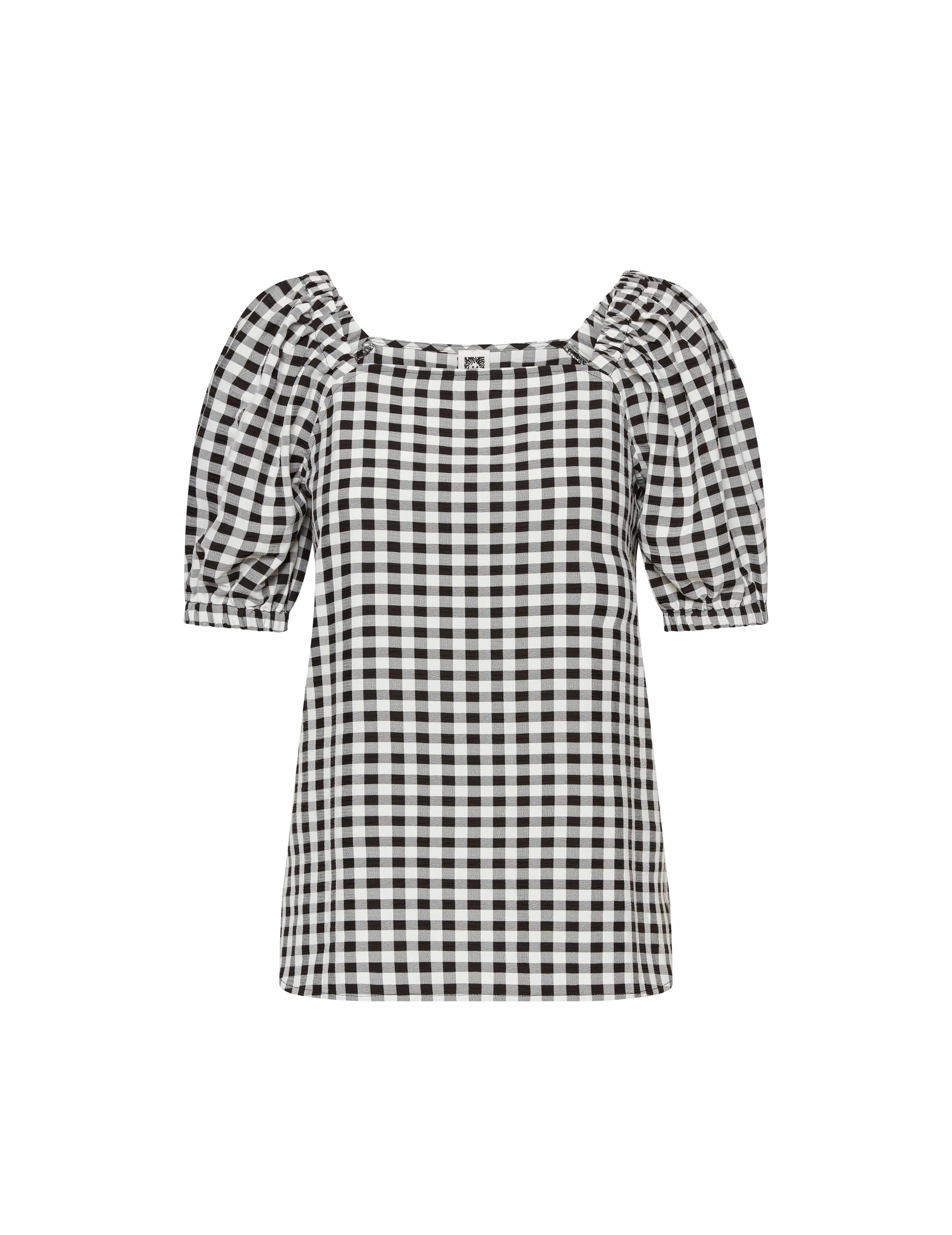 Gingham Puff Sleeve Blouse- Sale sold by Anne Klein product image thumbnail 5