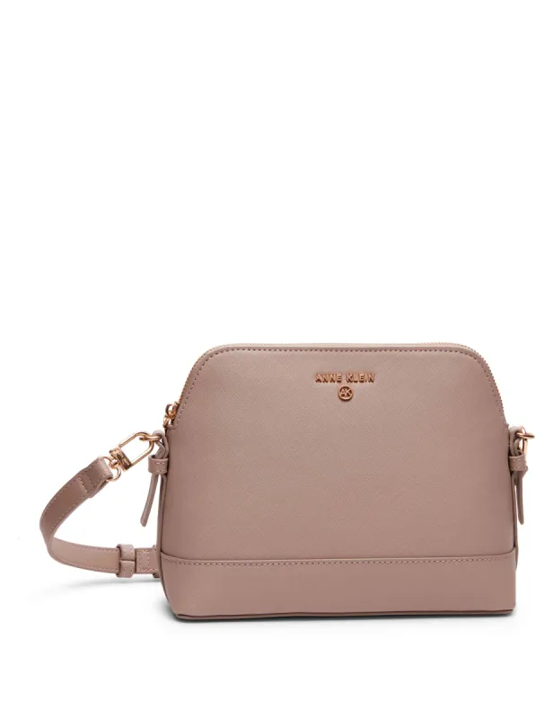 Dome Crossbody With Logo Web Strap sold by Anne Klein