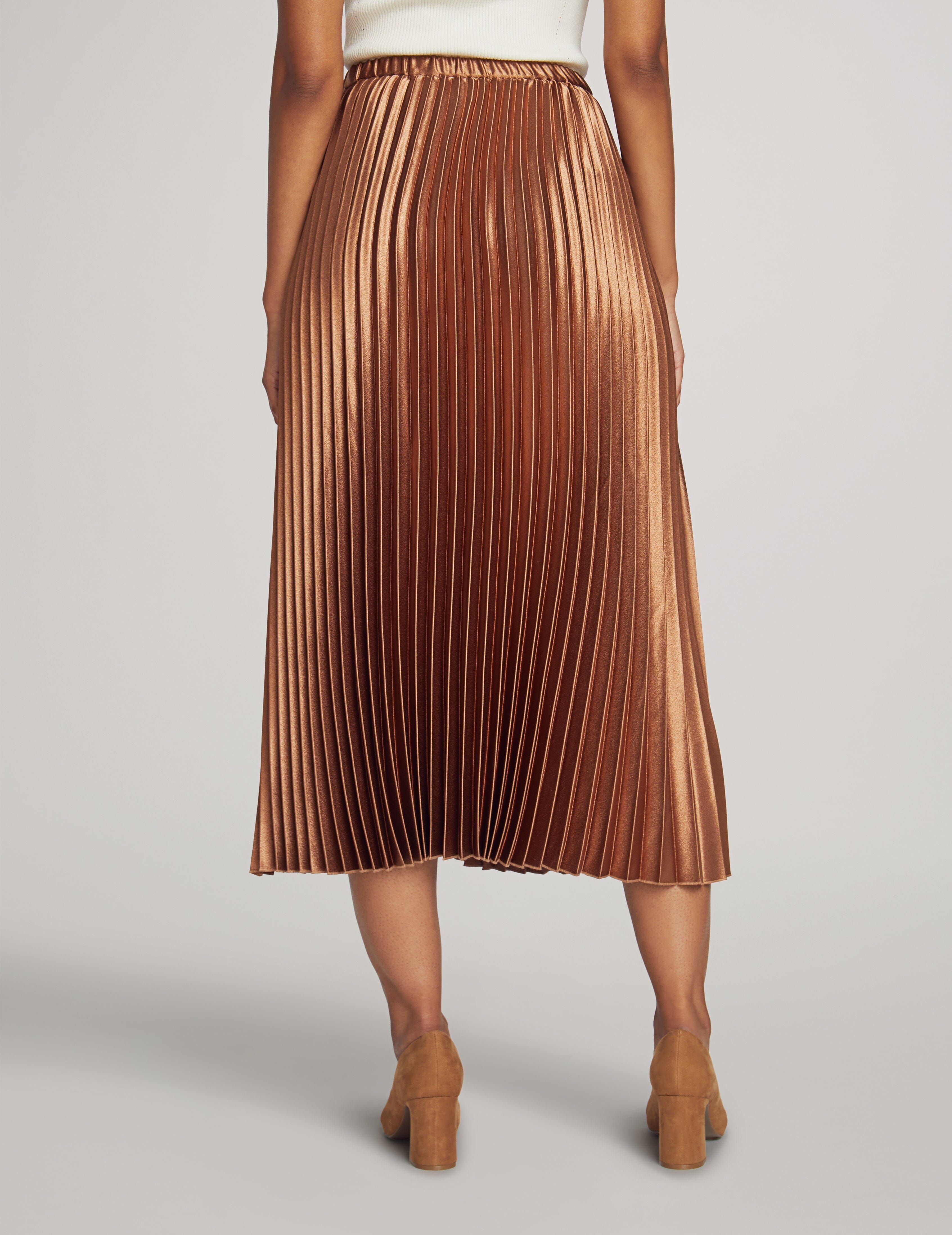 Pull On Pleated Skirt sold by Anne Klein product image thumbnail 3