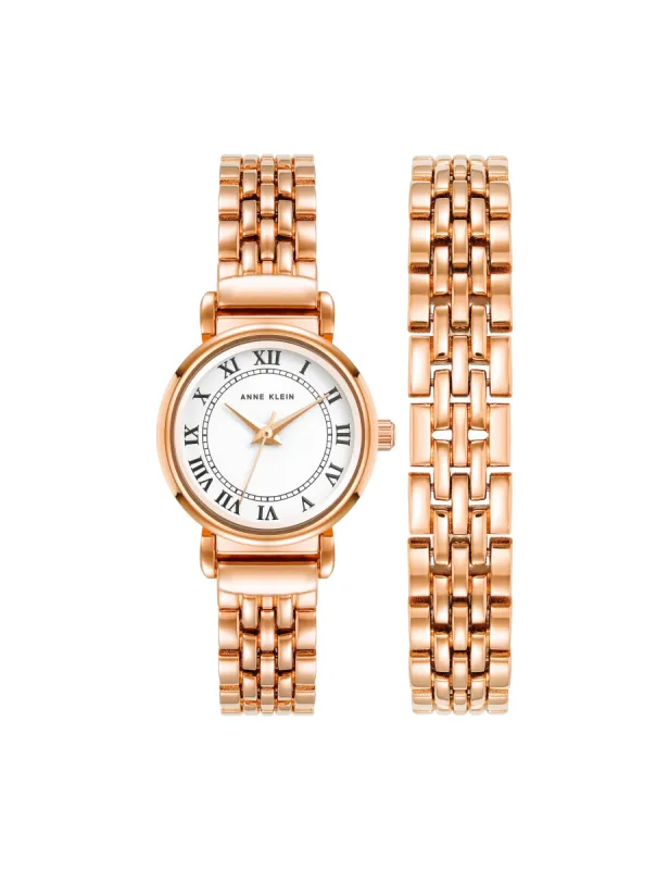 Roman Numeral Dial Bracelet Watch Set sold by Anne Klein