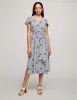 V-Neck Midi Dress With Flutter Sleeve- Sale sold by Anne Klein