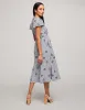 V-Neck Midi Dress With Flutter Sleeve- Sale sold by Anne Klein