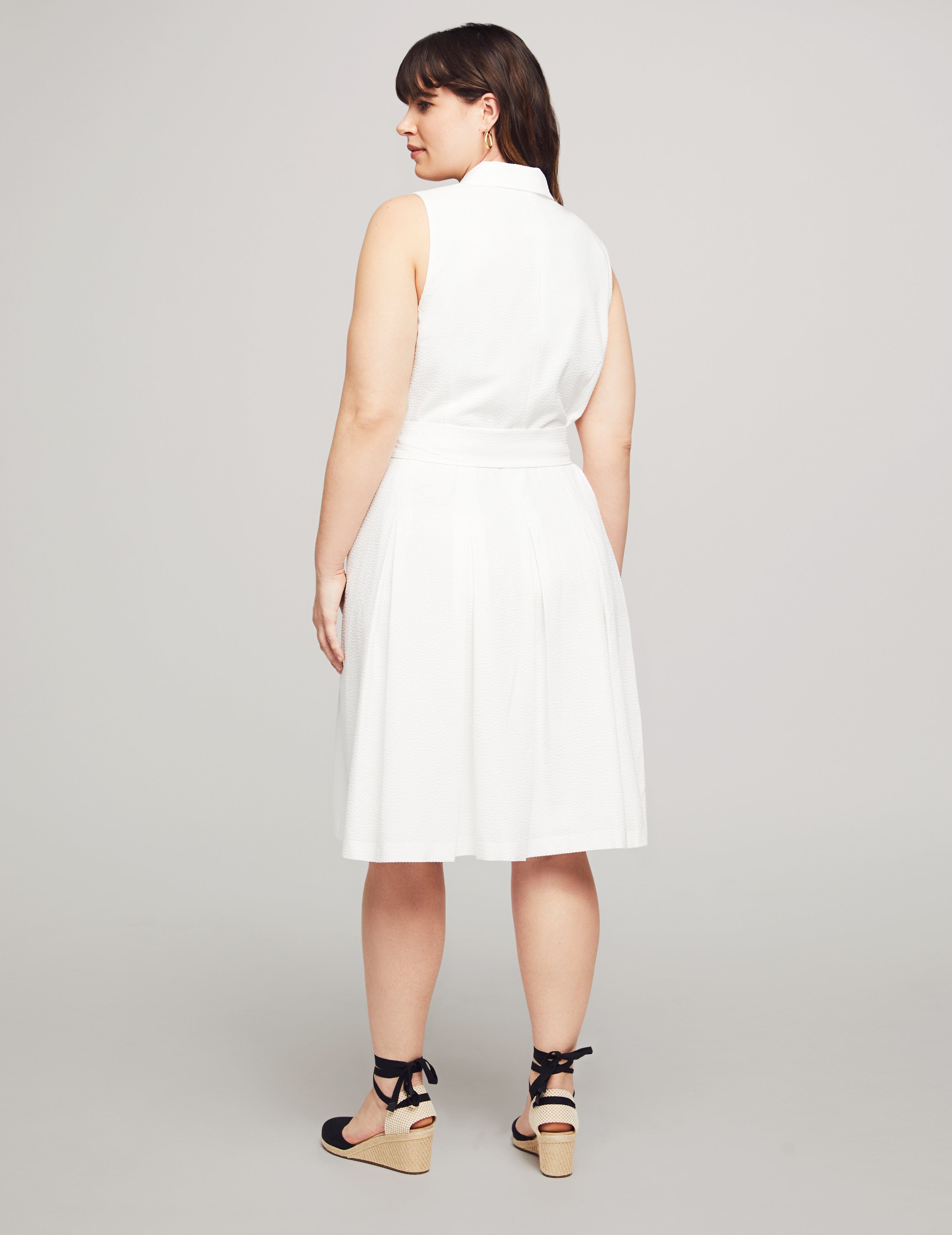 Plus Size Notch Collar Wrap With Full Skirt sold by Anne Klein product image thumbnail 2