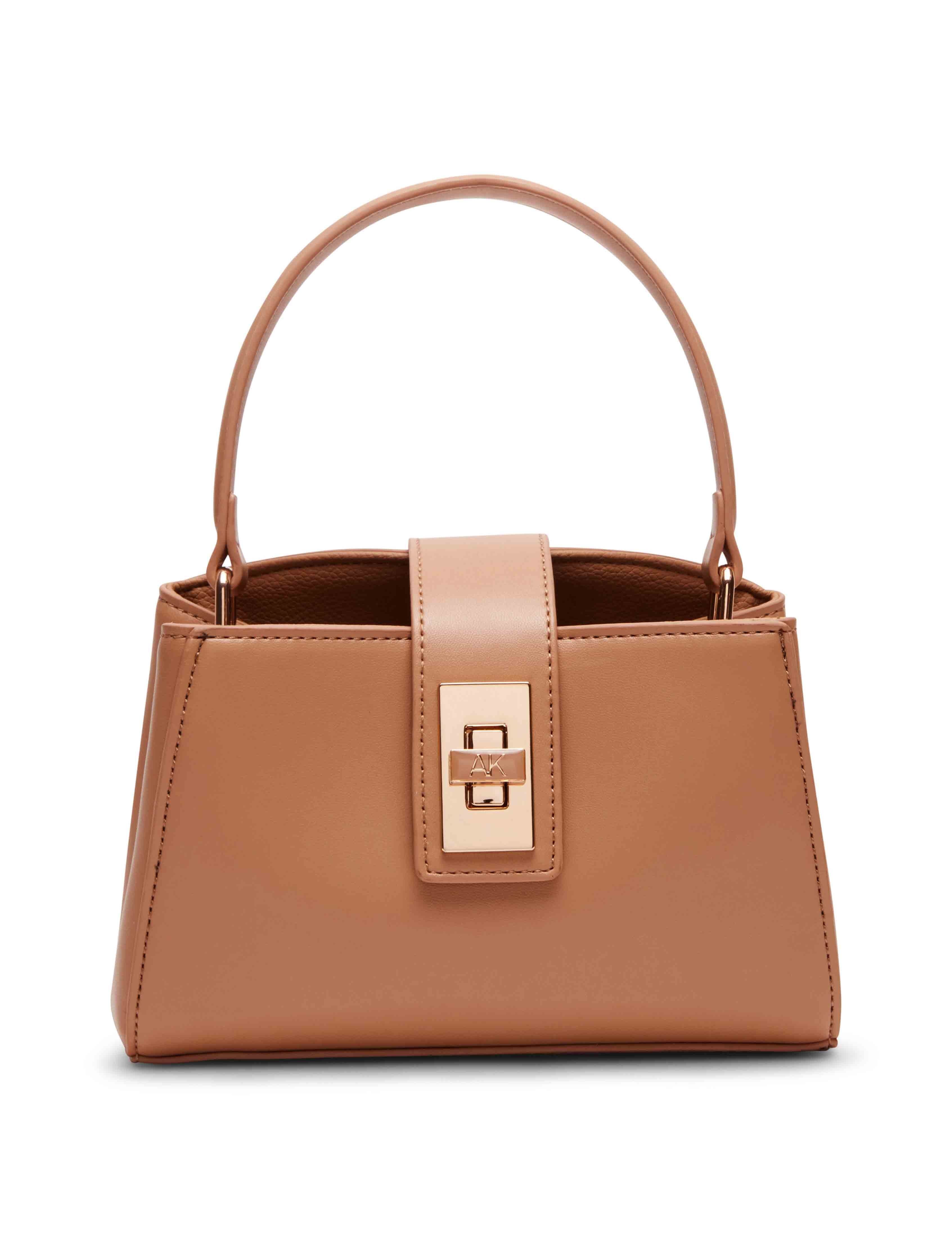 Mini Top Handle With Enamel Turn Lock sold by Anne Klein