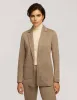 Knit Chevron Notch Collar Jacket With Patch Pockets- Sale sold by Anne Klein