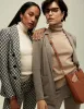 Knit Chevron Notch Collar Jacket With Patch Pockets- Sale sold by Anne Klein