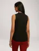 Harmony Knit Pleat Neck Shell sold by Anne Klein