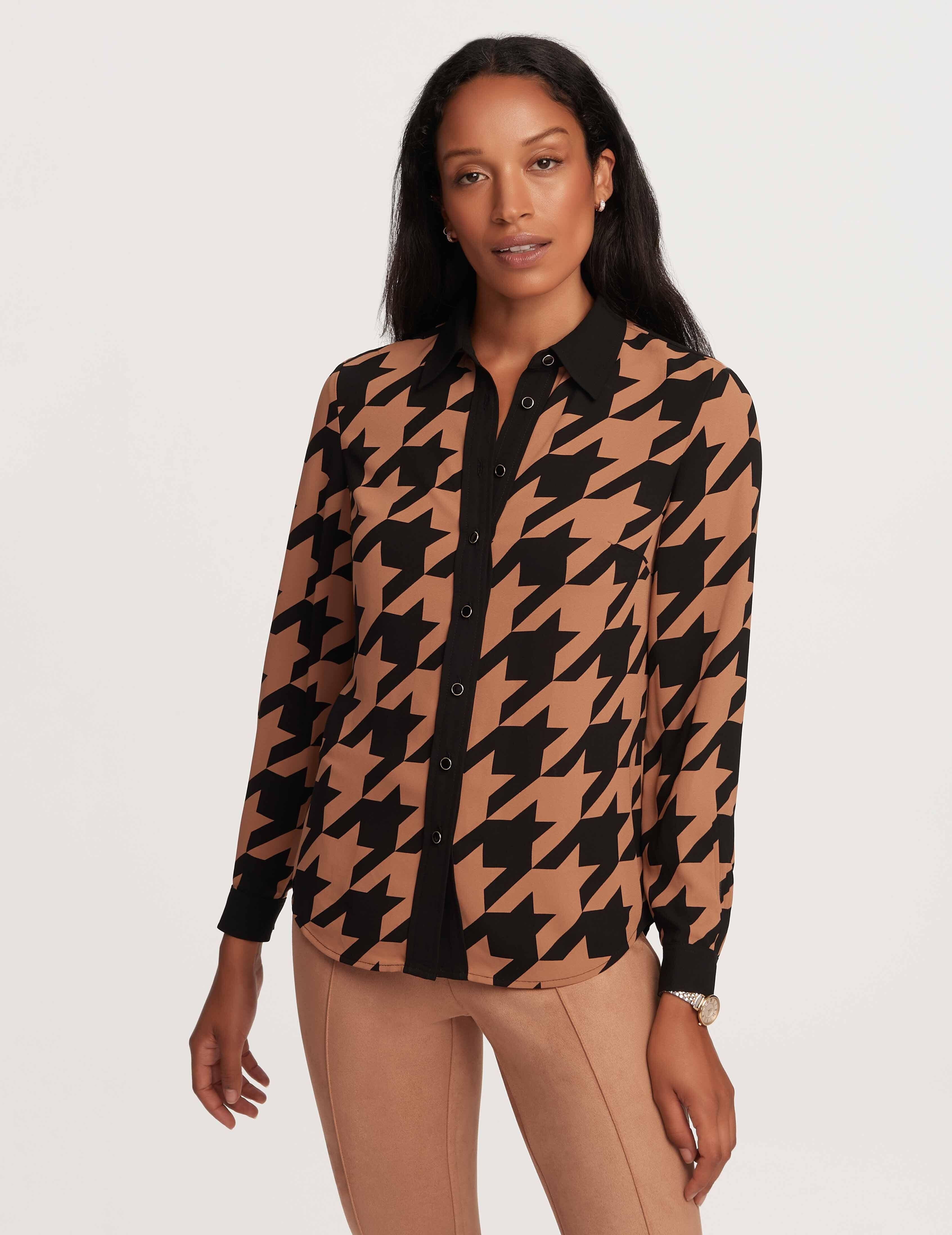 Printed Button Down Blouse- Sale sold by Anne Klein product image thumbnail 2