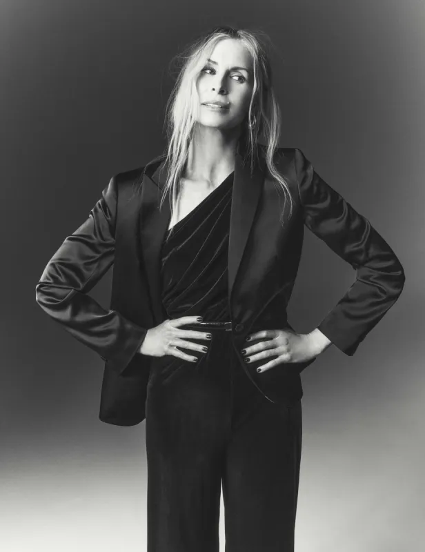 Montreal Satin Long Peak Lapel Jacket made by Kasper