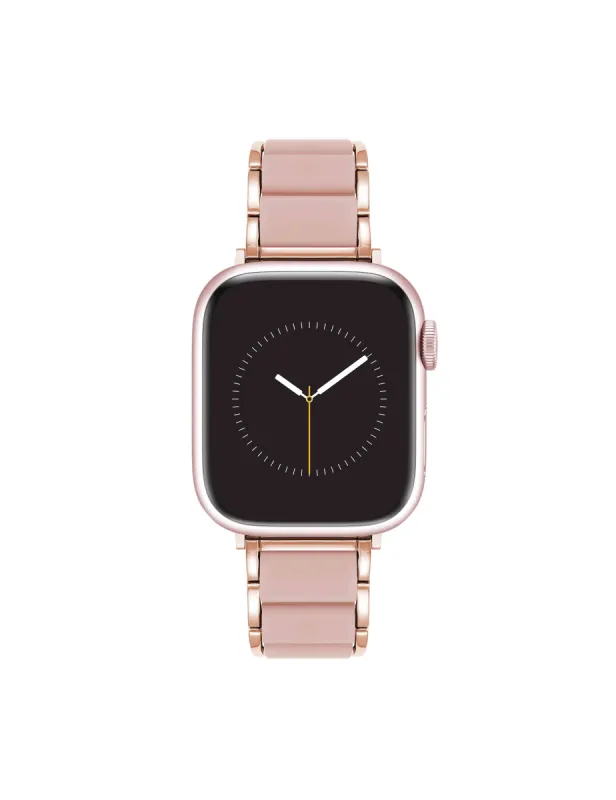Rubberized Link Bracelet Band for Apple Watch® sold by Anne Klein