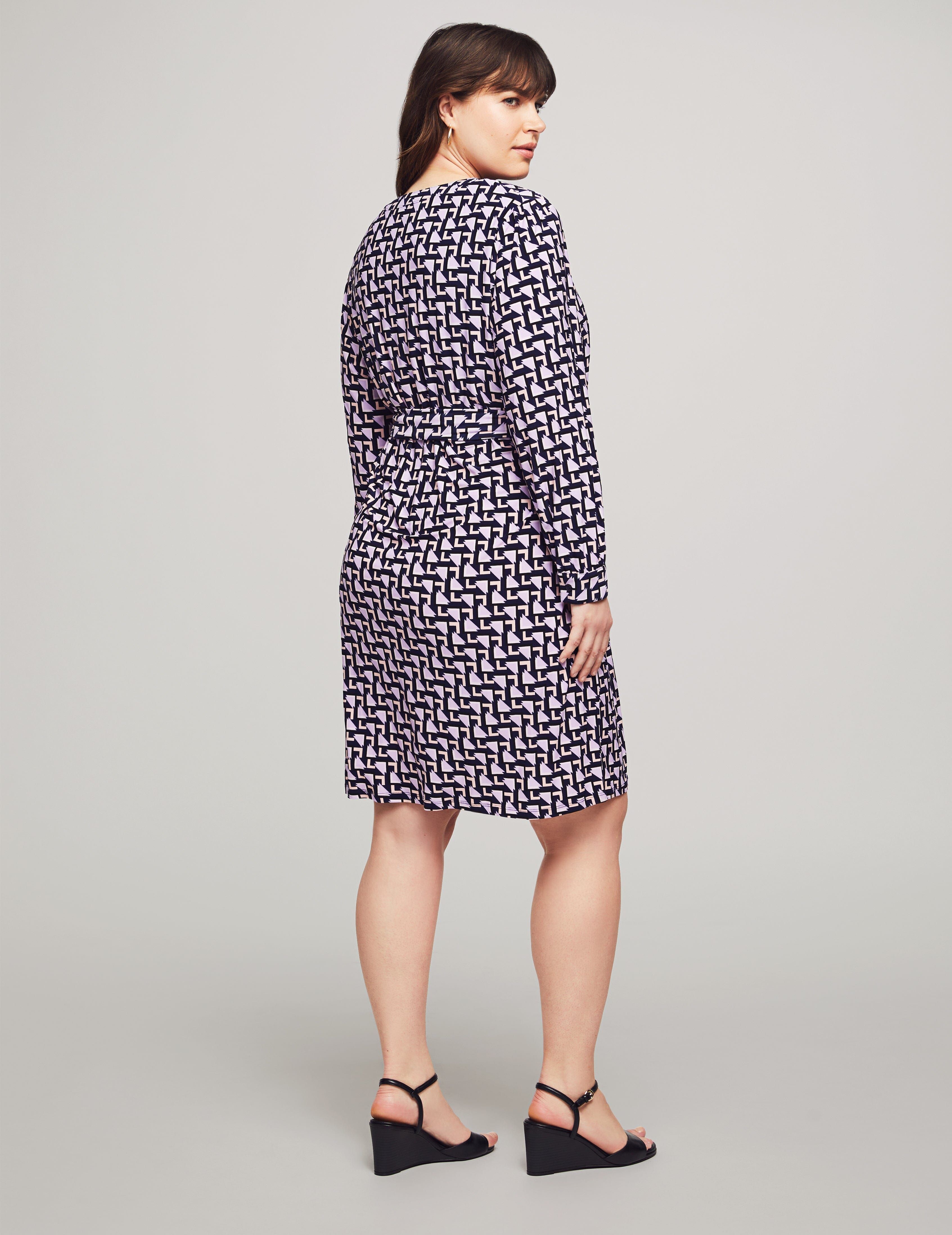 Plus Size Split Neck Shirtdress sold by Anne Klein product image thumbnail 2