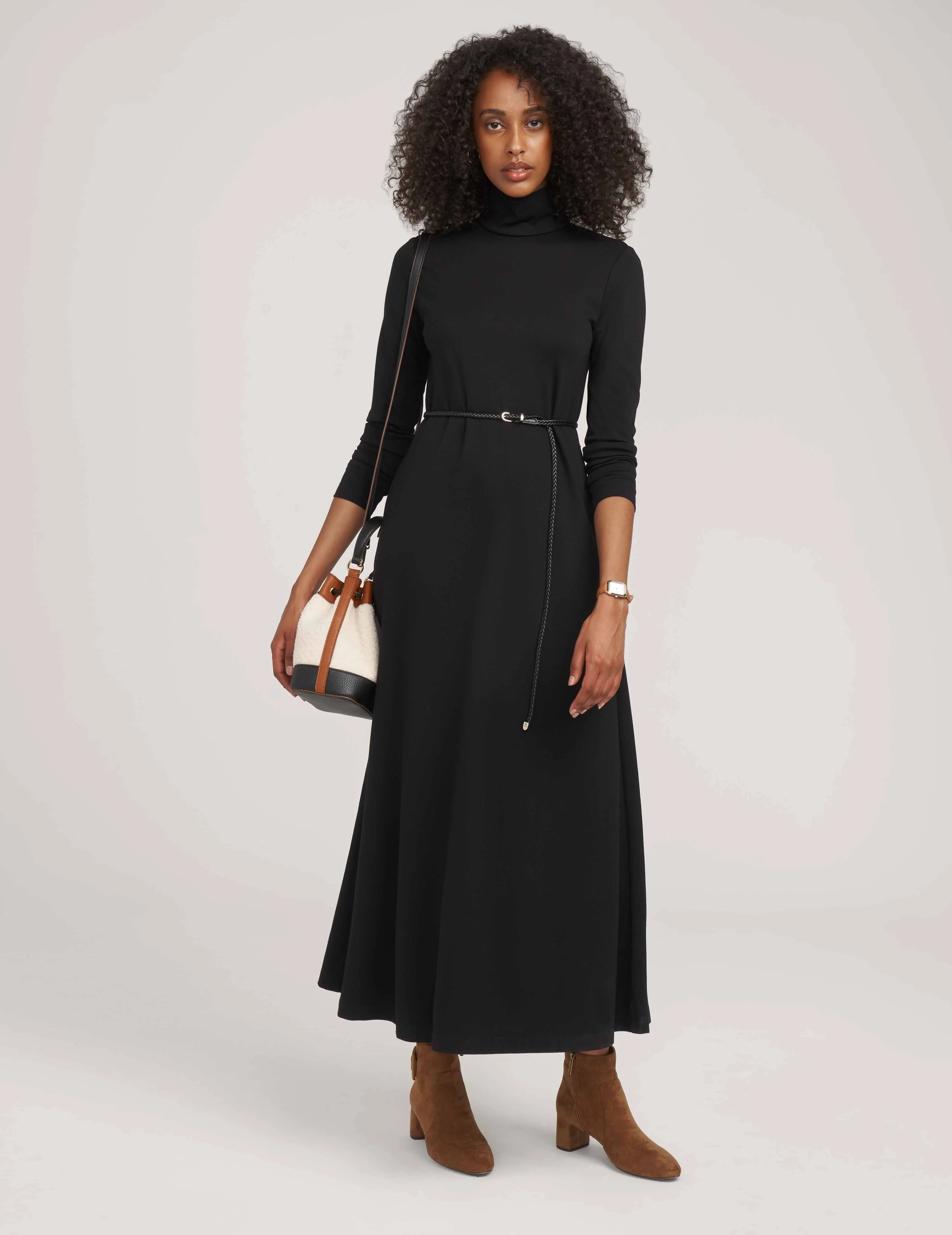 Mock Neck Midi Dress- Sale sold by Anne Klein