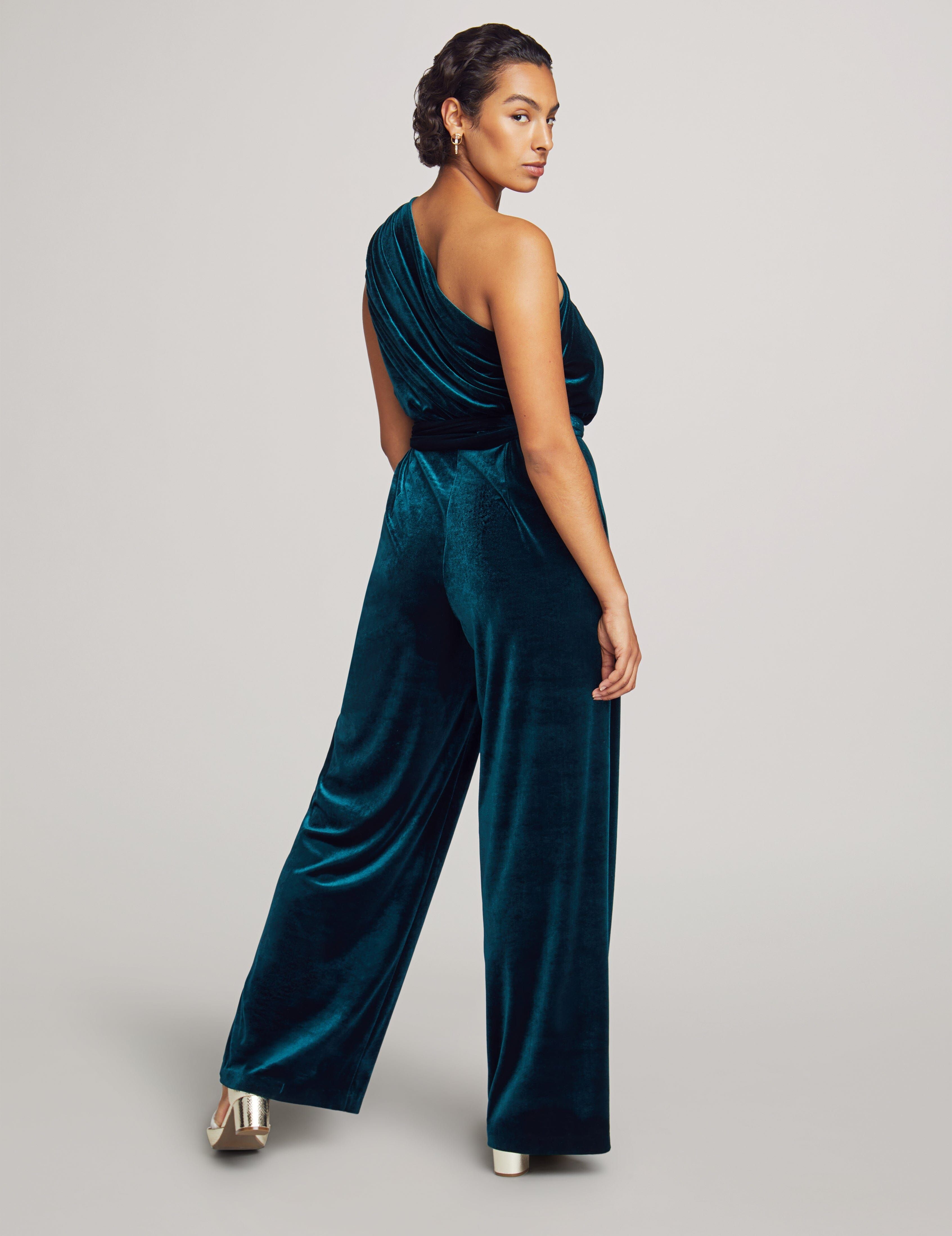One Shoulder Jumpsuit sold by Anne Klein product image thumbnail 2