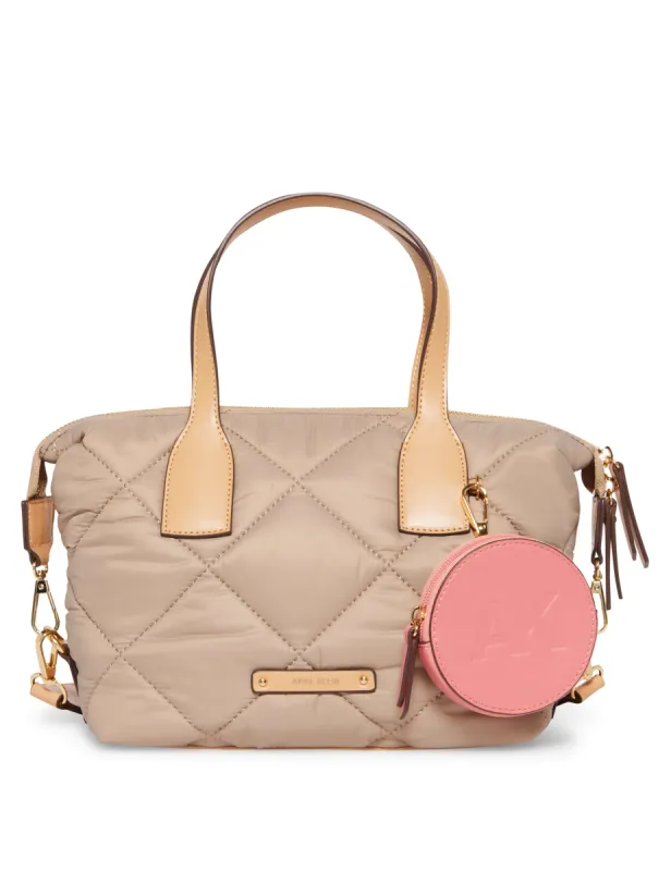 Convertible Quilted Mini Satchel sold by Anne Klein