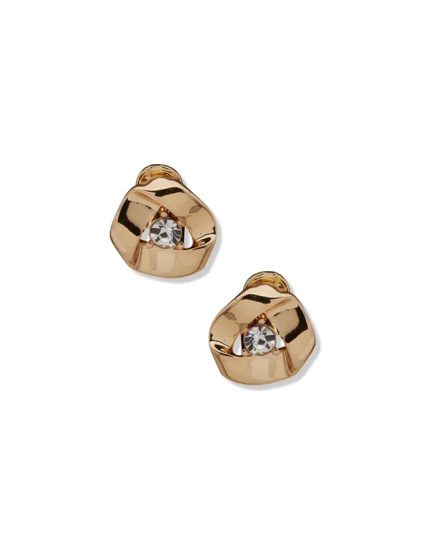 Button Clip On Earrings sold by Anne Klein