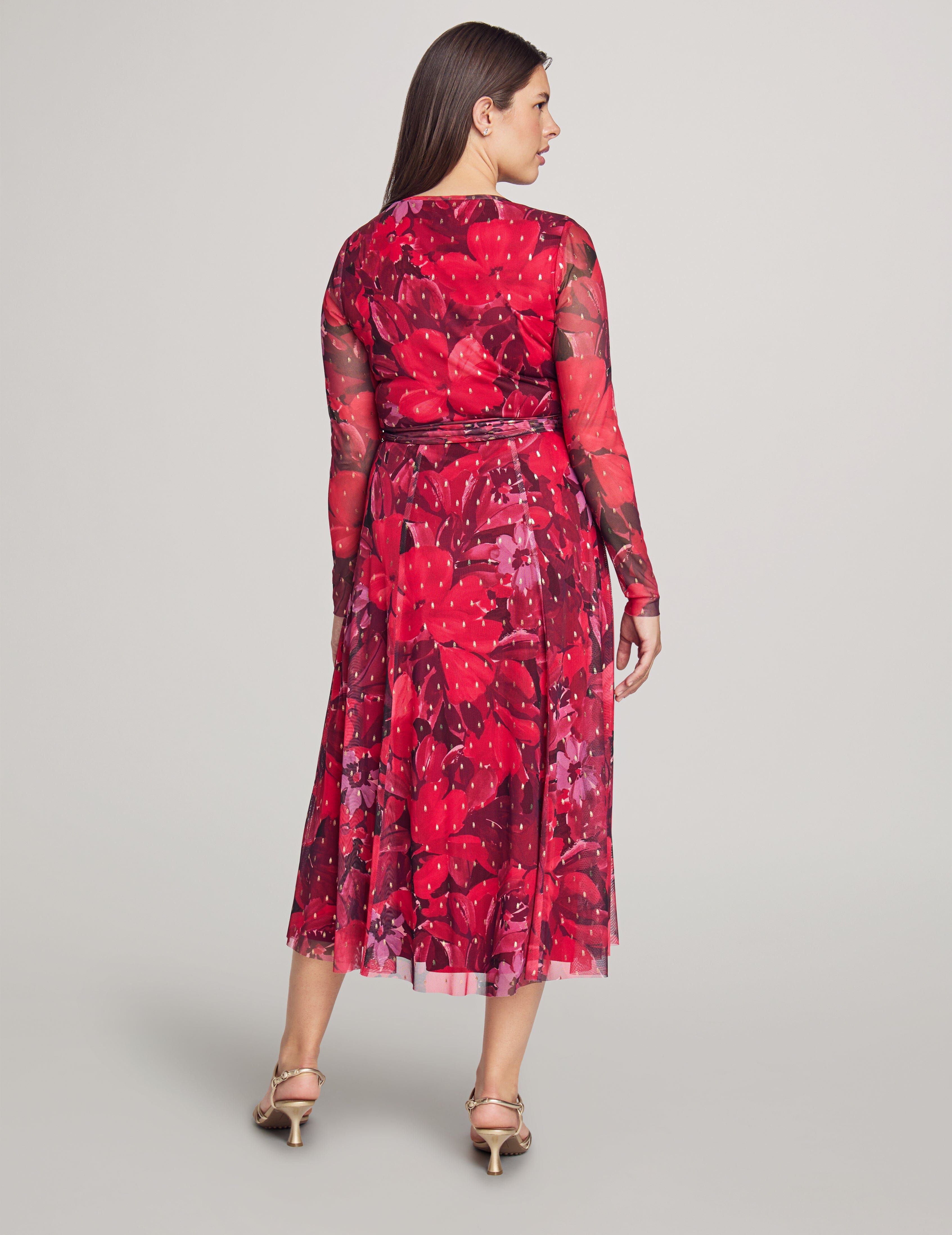 Crew Neck Midi Dress With Sash sold by Anne Klein product image thumbnail 2