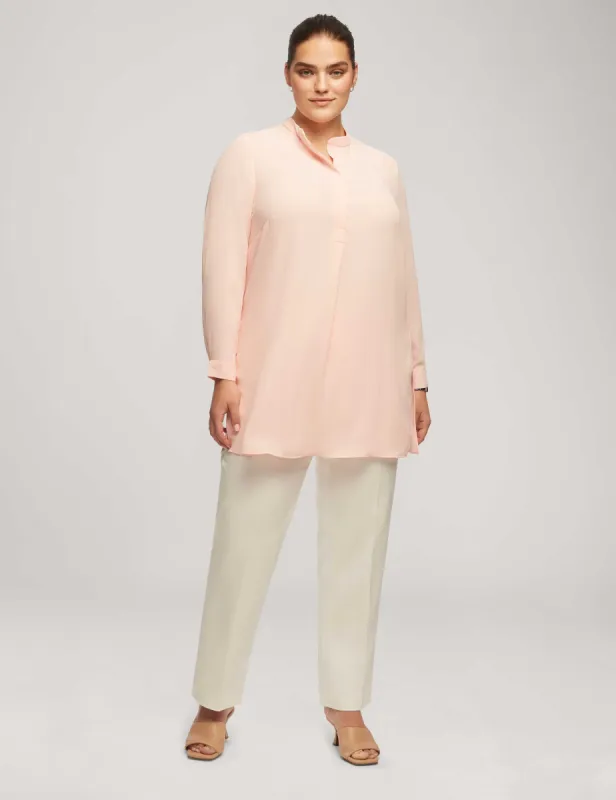 Plus Size Long Sleeve Popover Blouse sold by Anne Klein