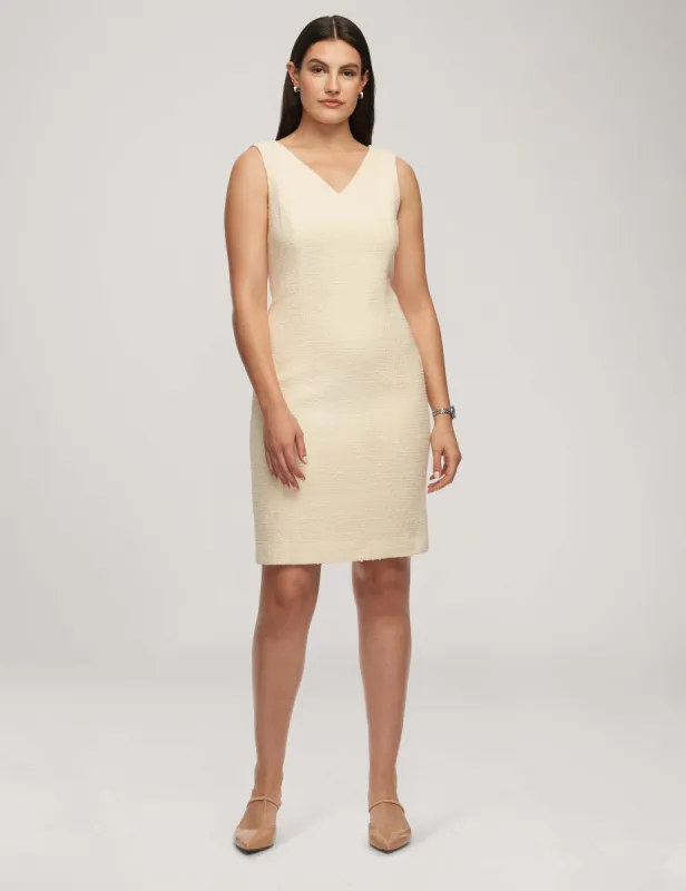 Tweed V-Neck Sheath Dress sold by Anne Klein