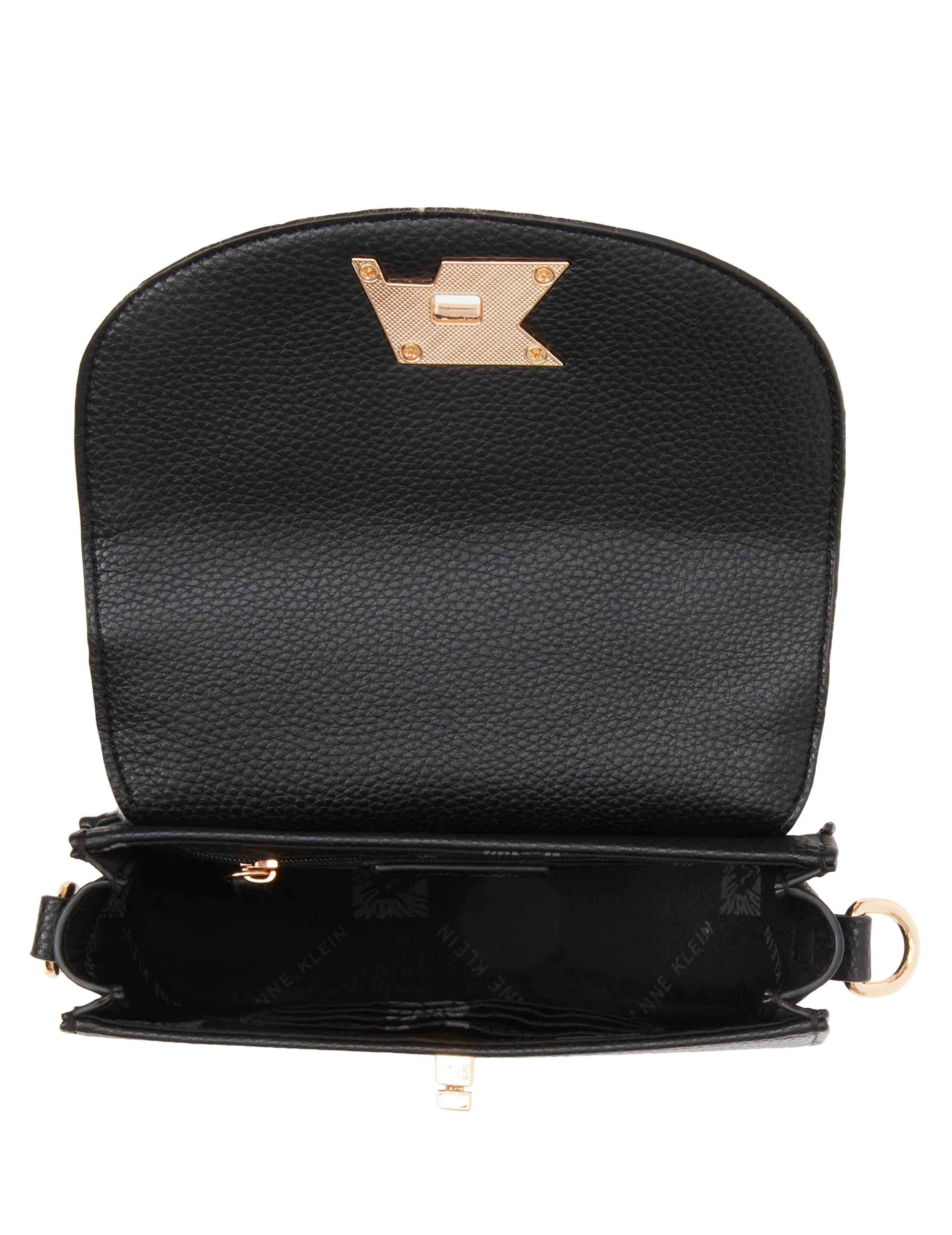 Mini Convertible Sherpa Shoulder Bag sold by Anne Klein product image thumbnail 6