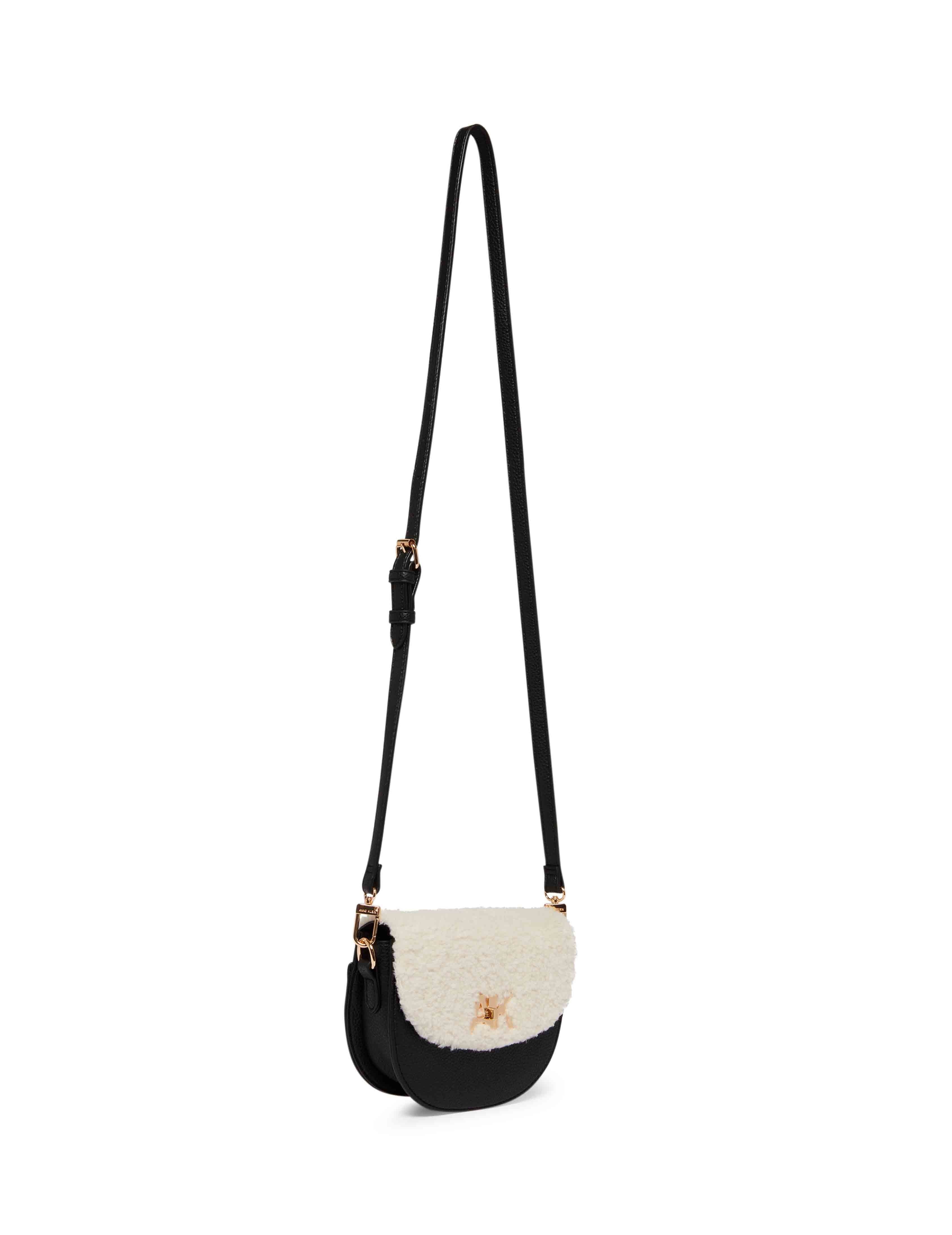 Mini Convertible Sherpa Shoulder Bag sold by Anne Klein product image thumbnail 4