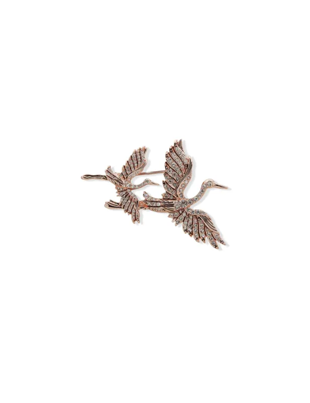 Double Bird Cluster Pin sold by Anne Klein