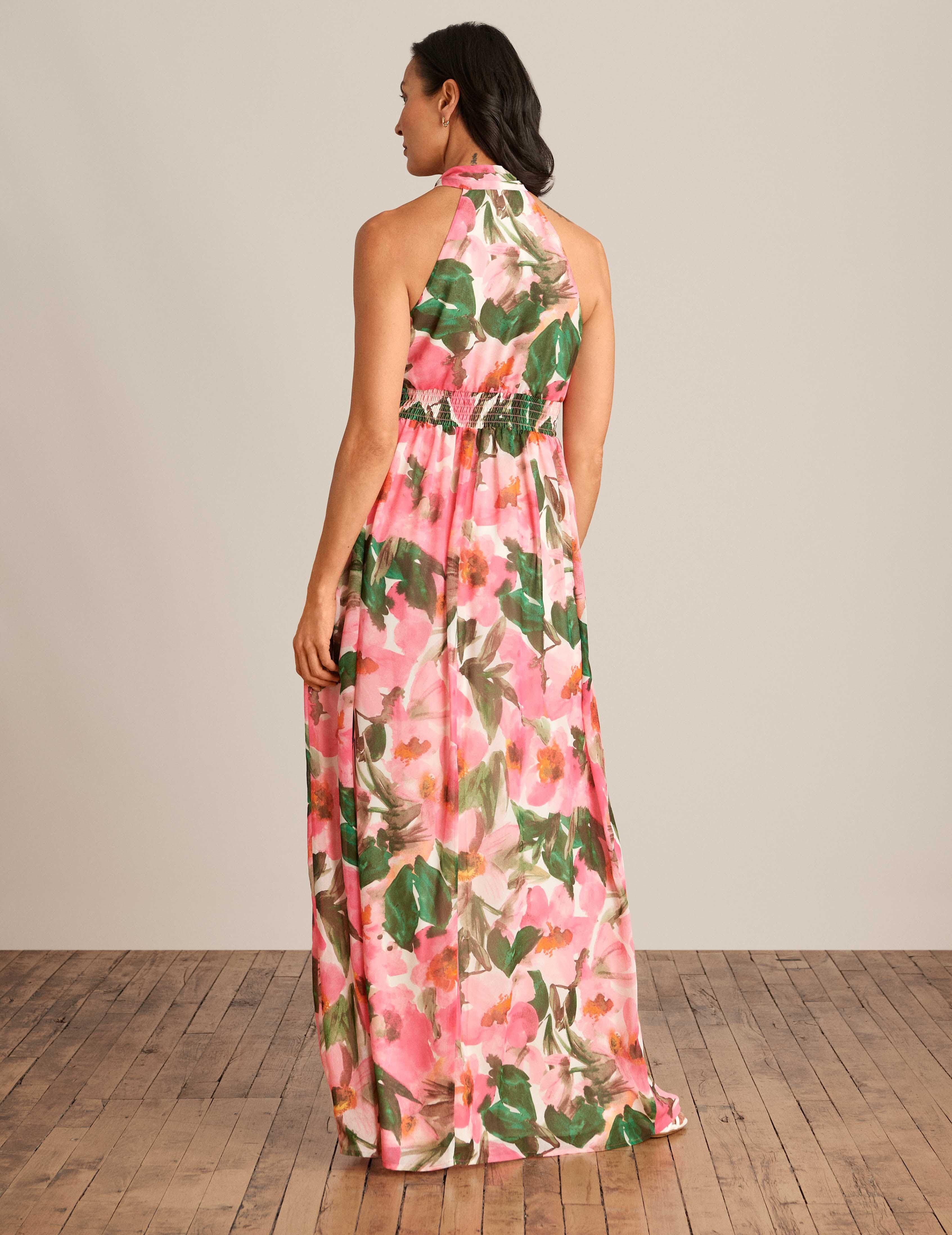 Halter Neck Bow Maxi Dress sold by Anne Klein product image thumbnail 2